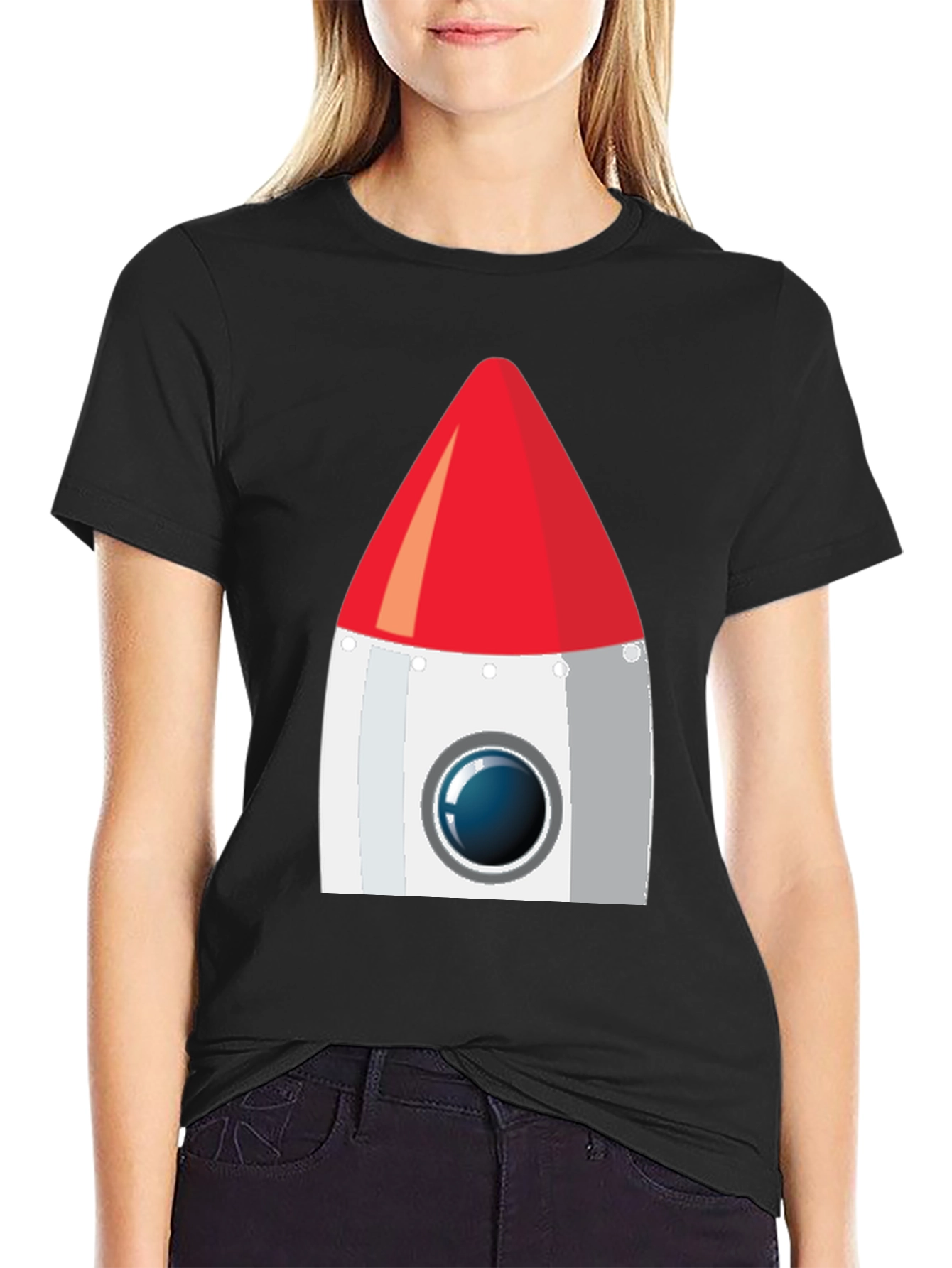 Rocket Graphic T-Shirt - Blast Off in Style!