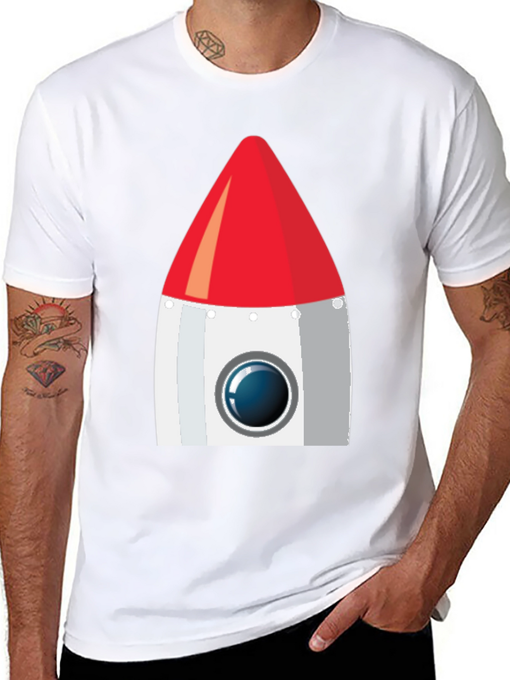 Rocket Graphic T-Shirt - Blast Off in Style!