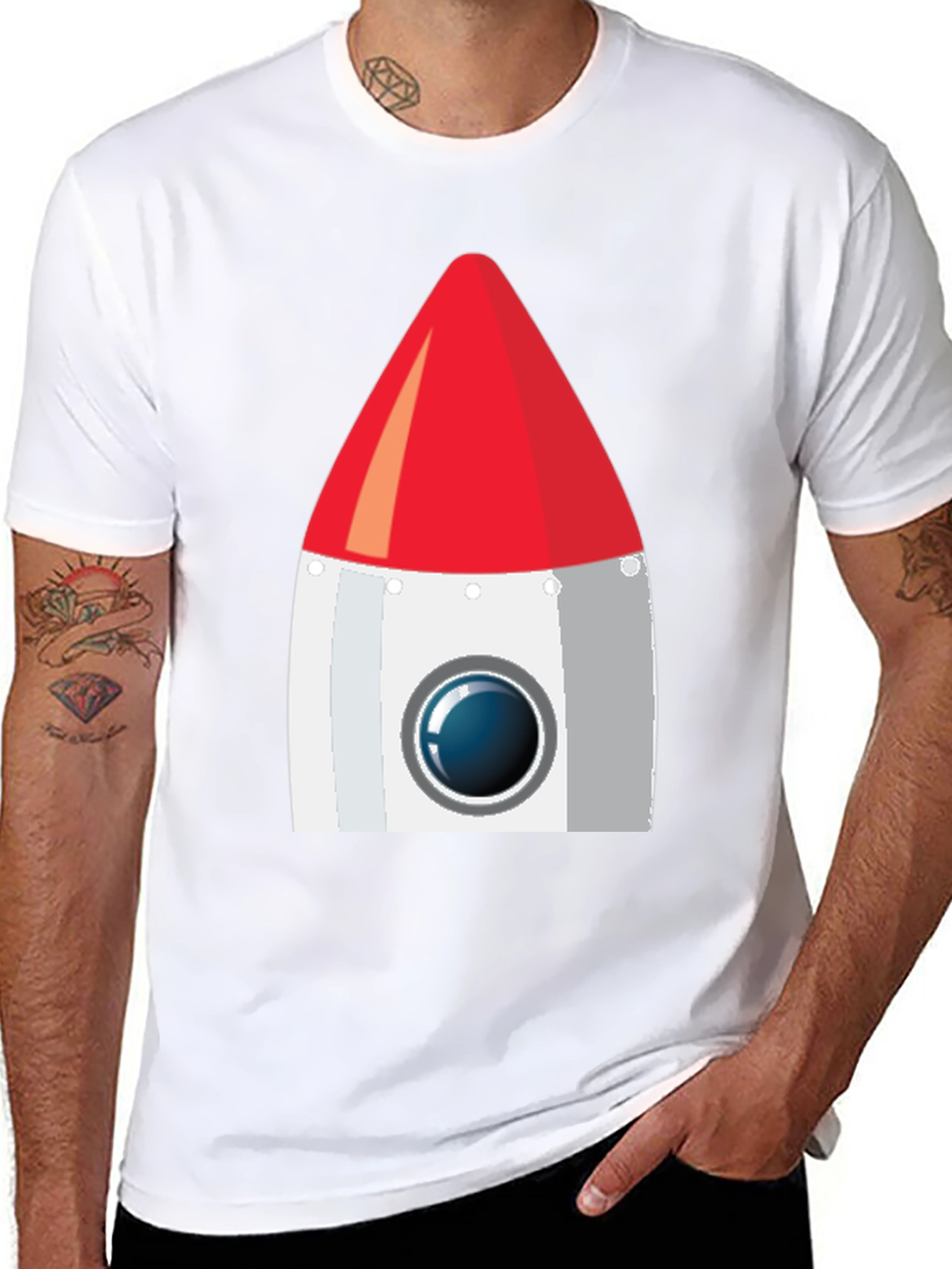 Rocket Graphic T-Shirt - Blast Off in Style!