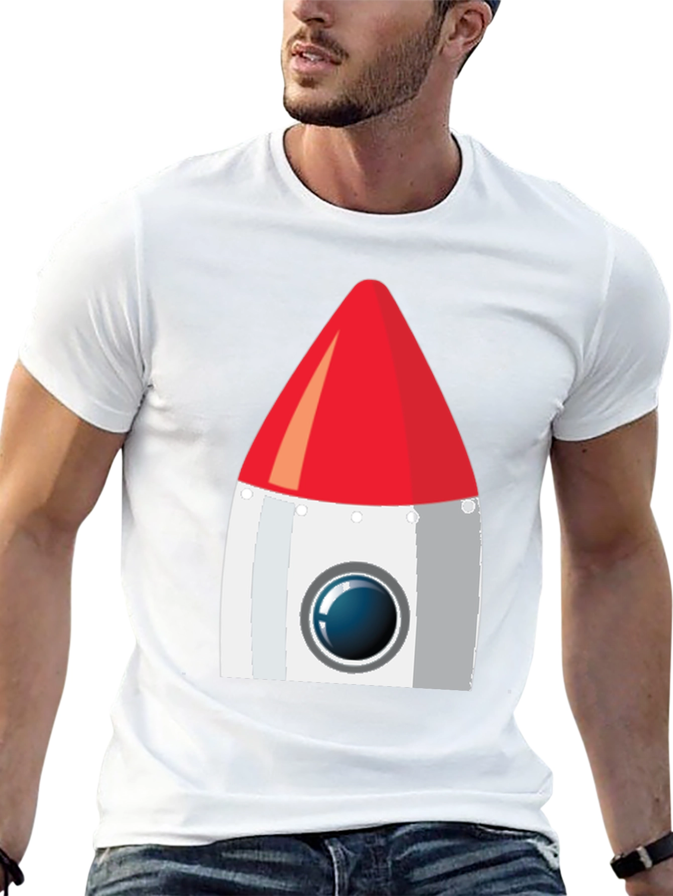 Rocket Graphic T-Shirt - Blast Off in Style!