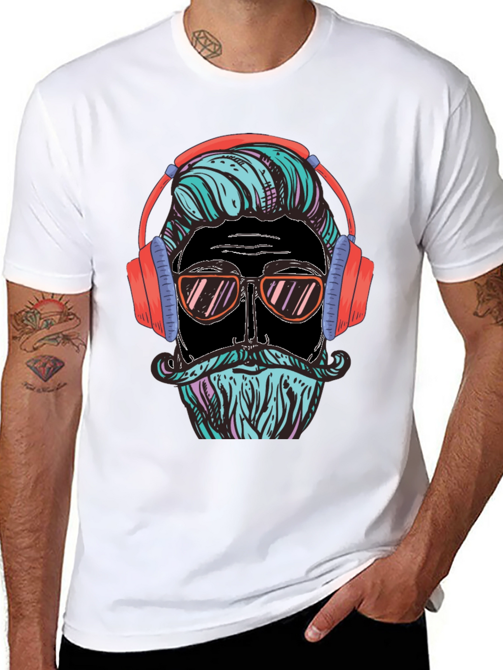 Cool Hipster Graphic Tee