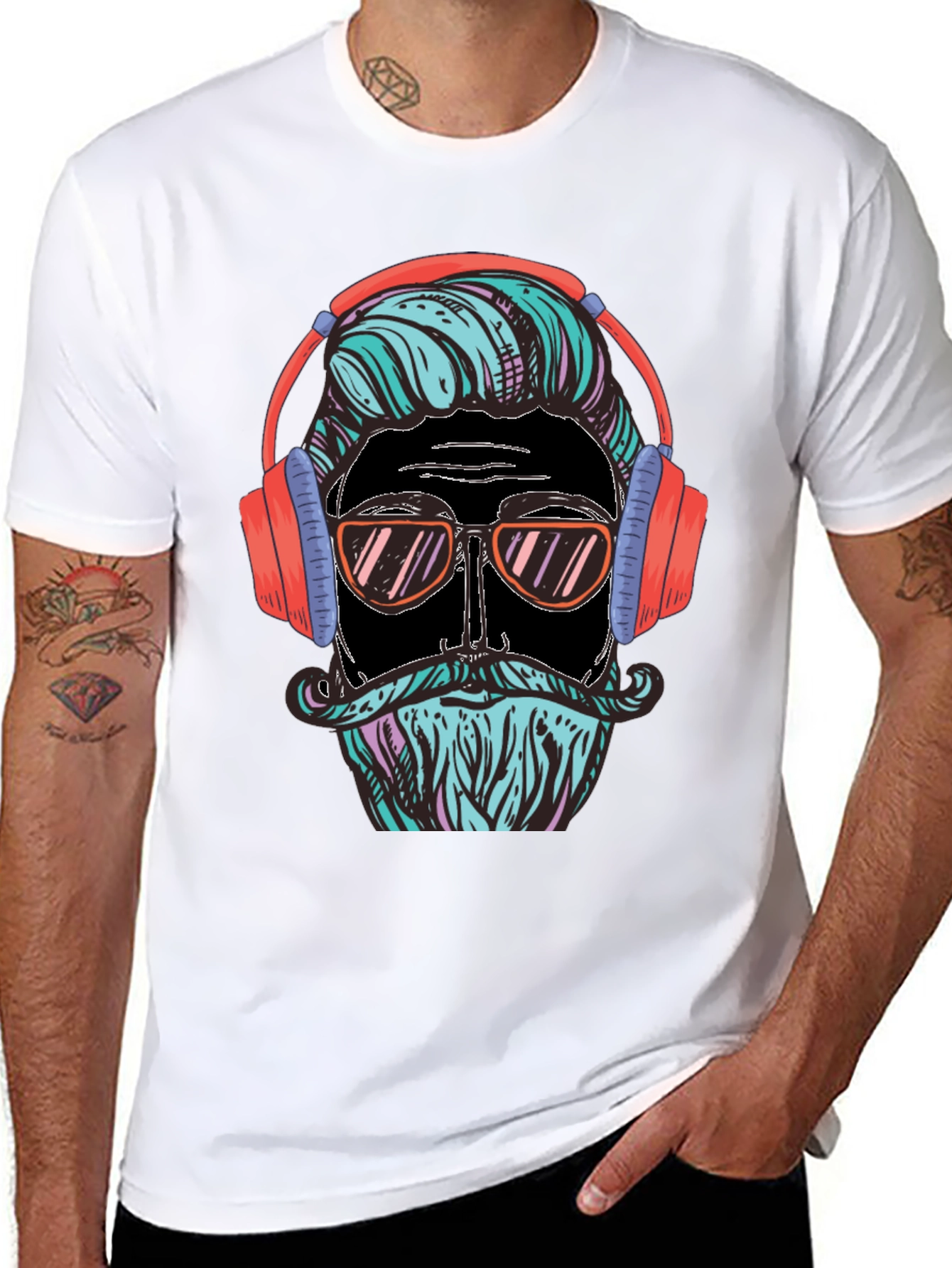 Cool Hipster Graphic Tee