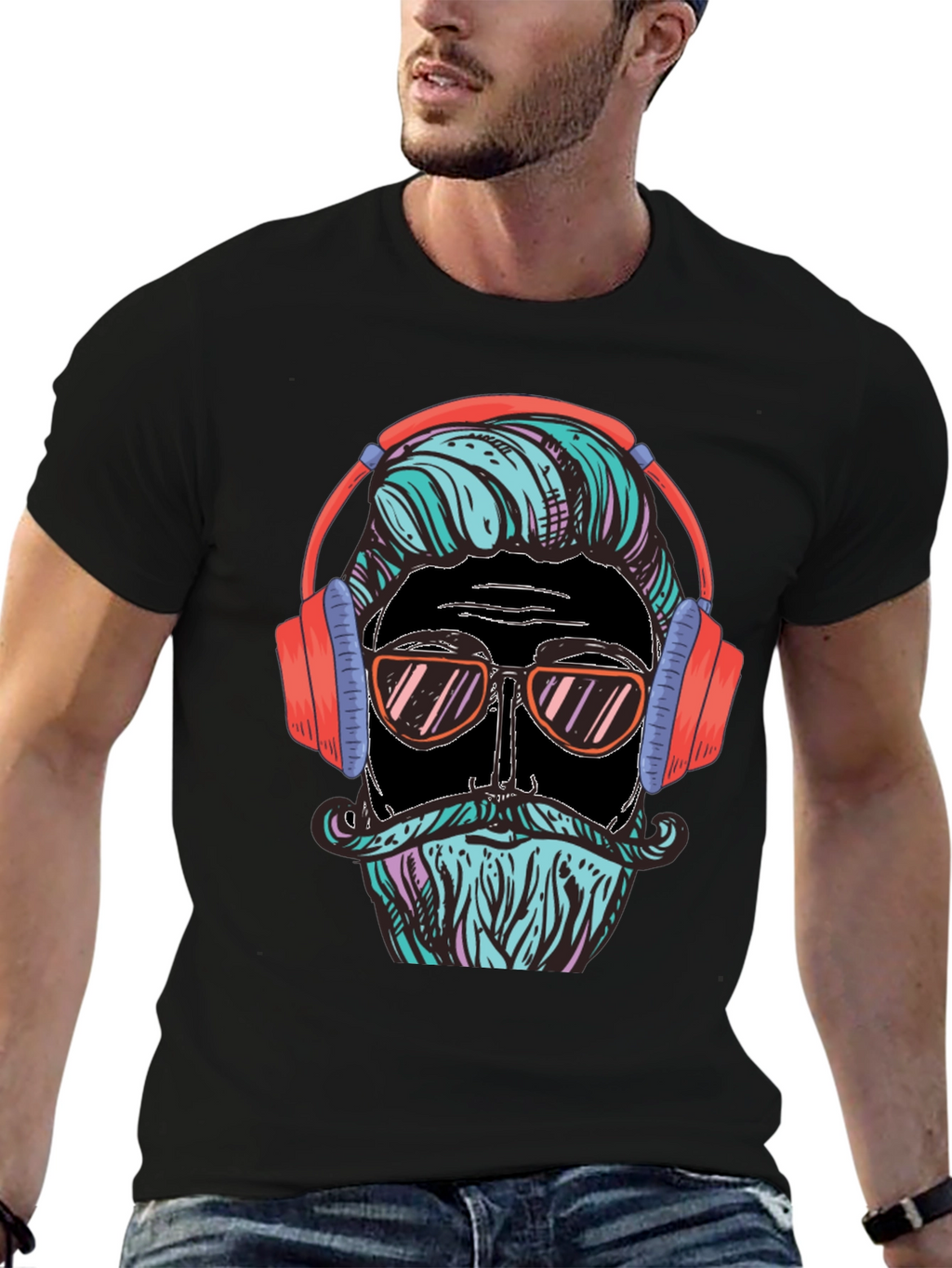 Cool Hipster Graphic Tee