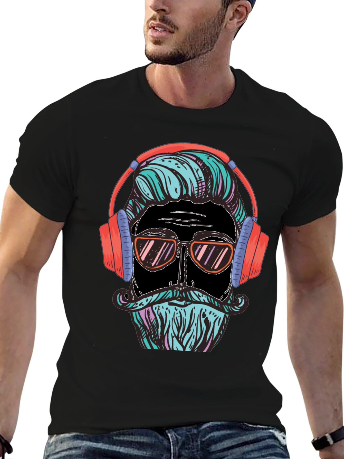 Cool Hipster Graphic Tee