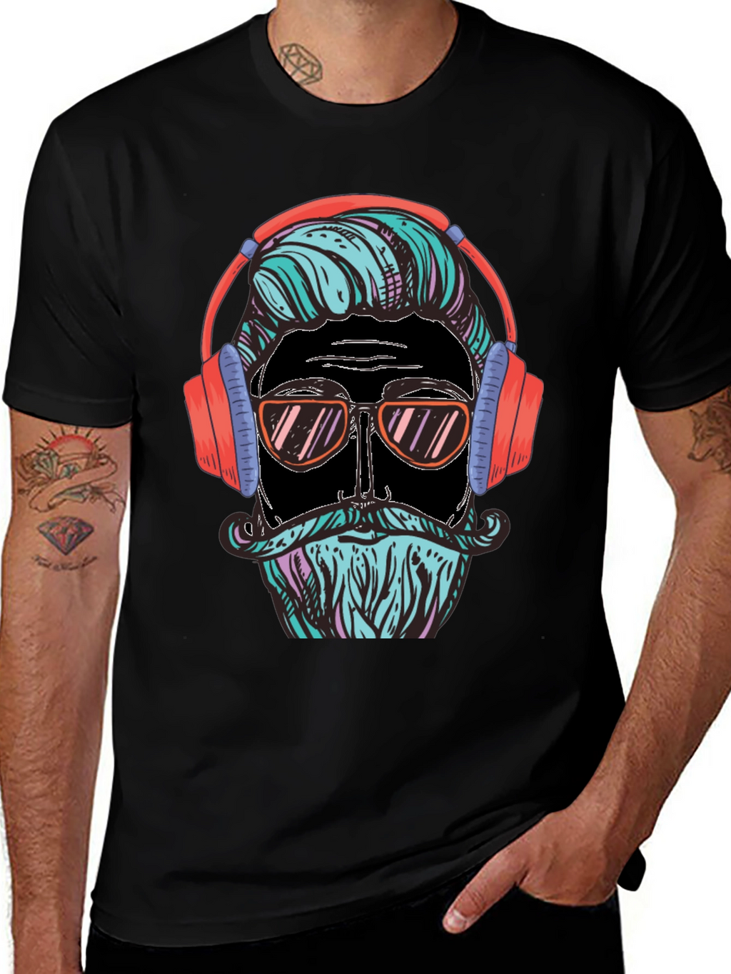 Cool Hipster Graphic Tee