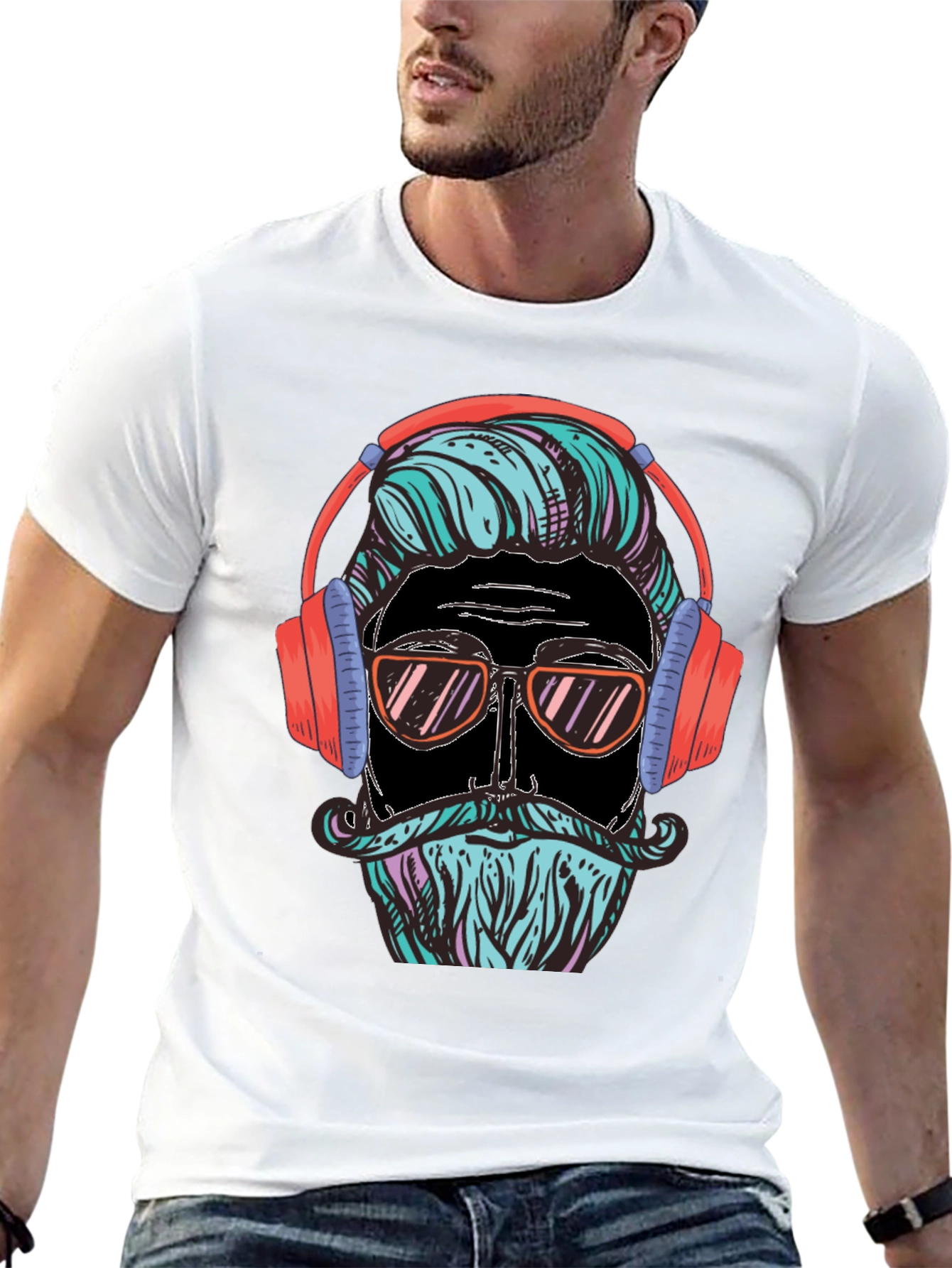 Cool Hipster Graphic Tee