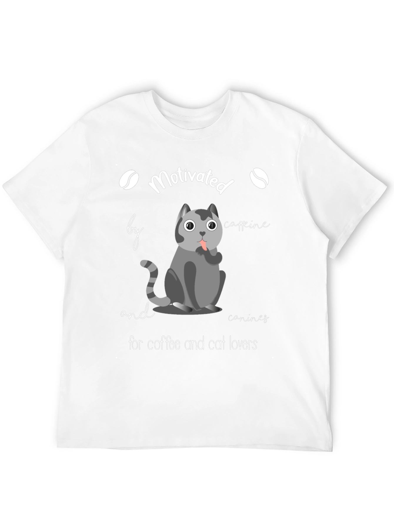Motivated by Coffee & Cats T-Shirt