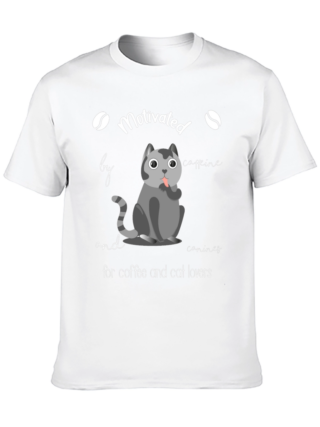 Motivated by Coffee & Cats T-Shirt