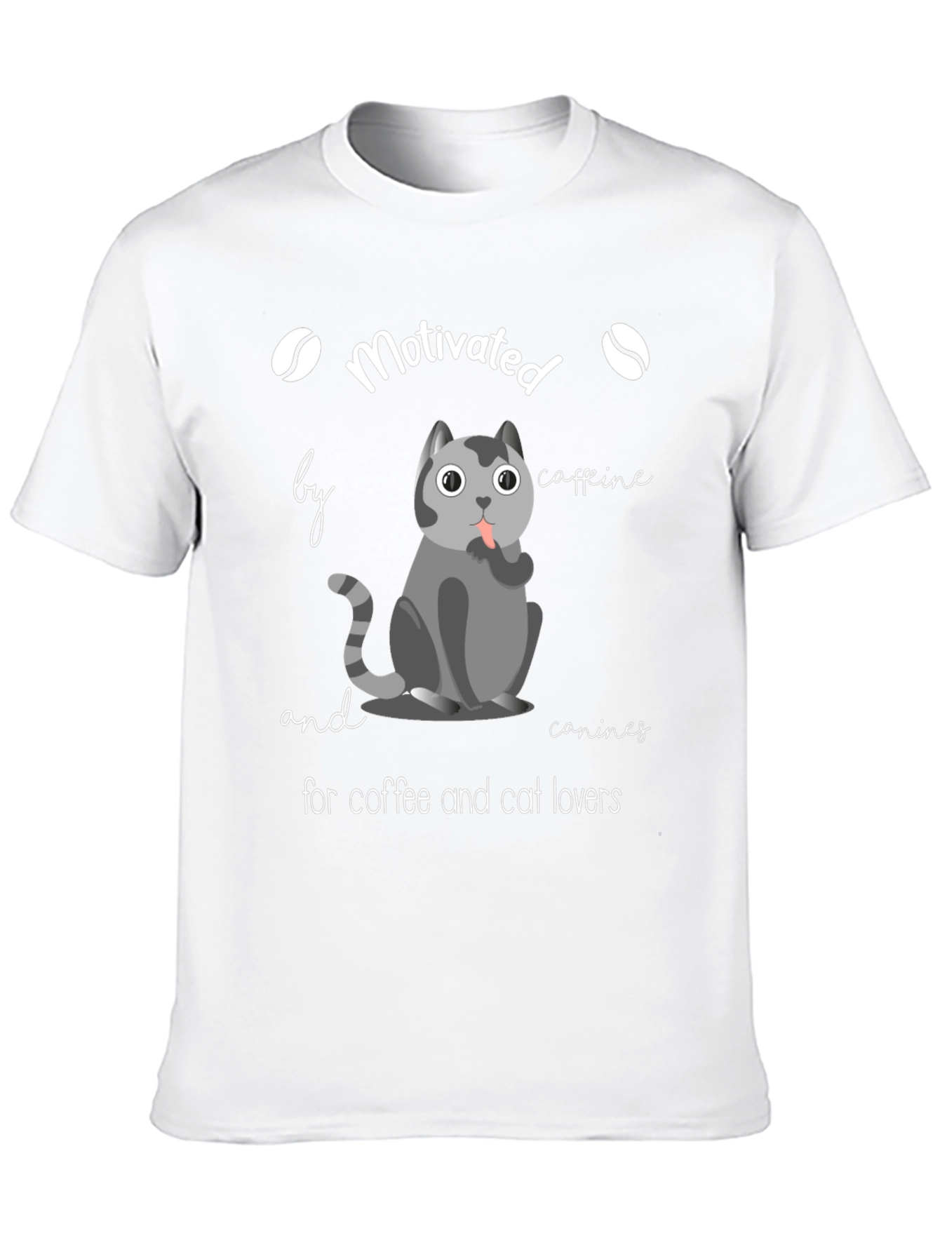 Motivated by Coffee & Cats T-Shirt