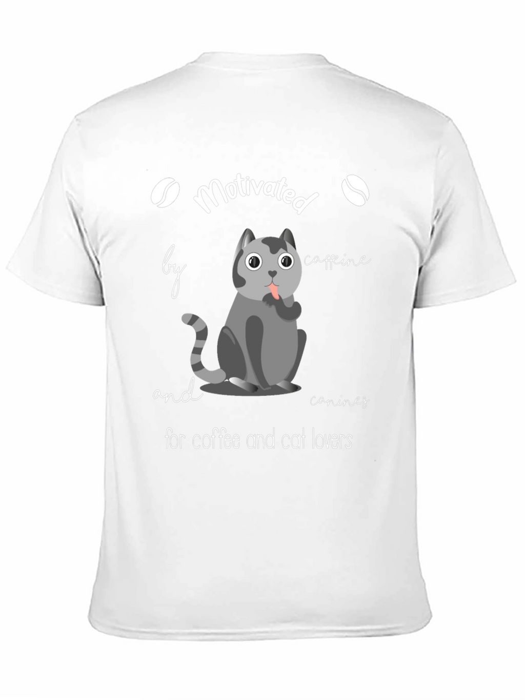 Motivated by Coffee & Cats T-Shirt