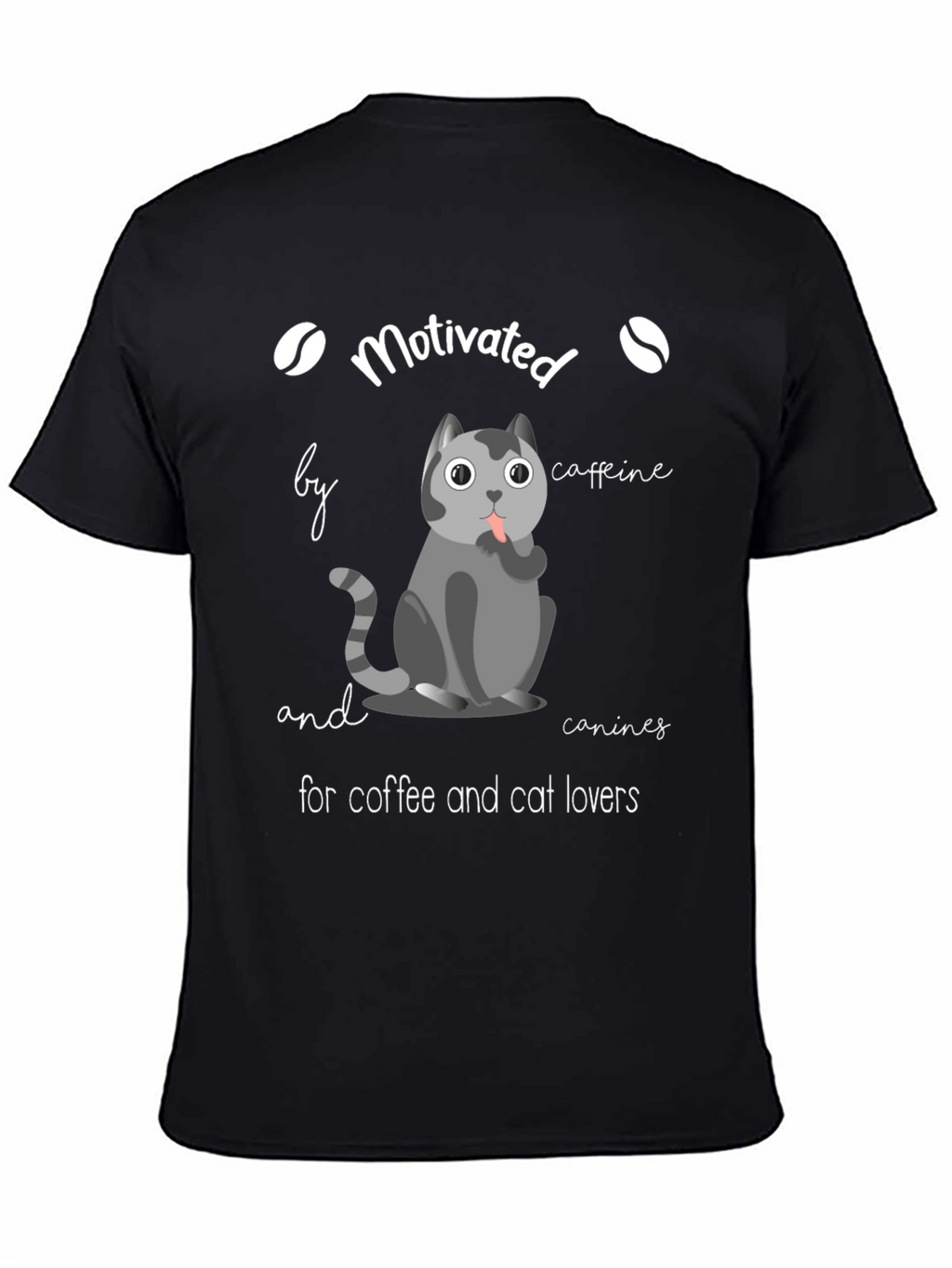 Motivated by Coffee & Cats T-Shirt