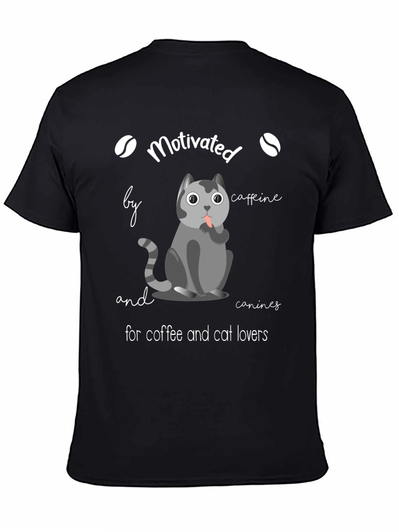 Motivated by Coffee & Cats T-Shirt