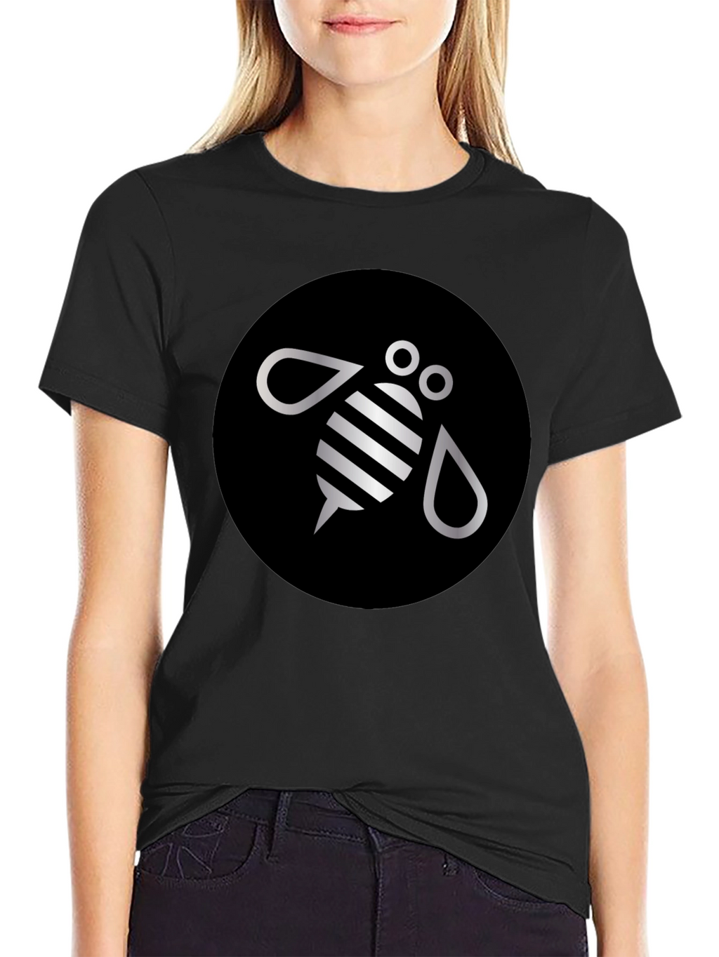 Black Bee Graphic Tee - Stylish Comfort