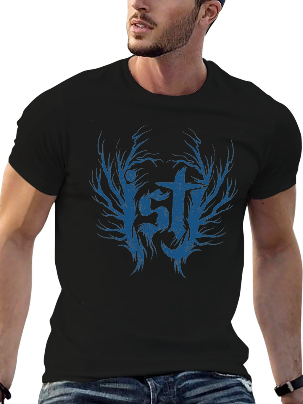 Gothic Tree IST Graphic Tee - Mens Black T-Shirt