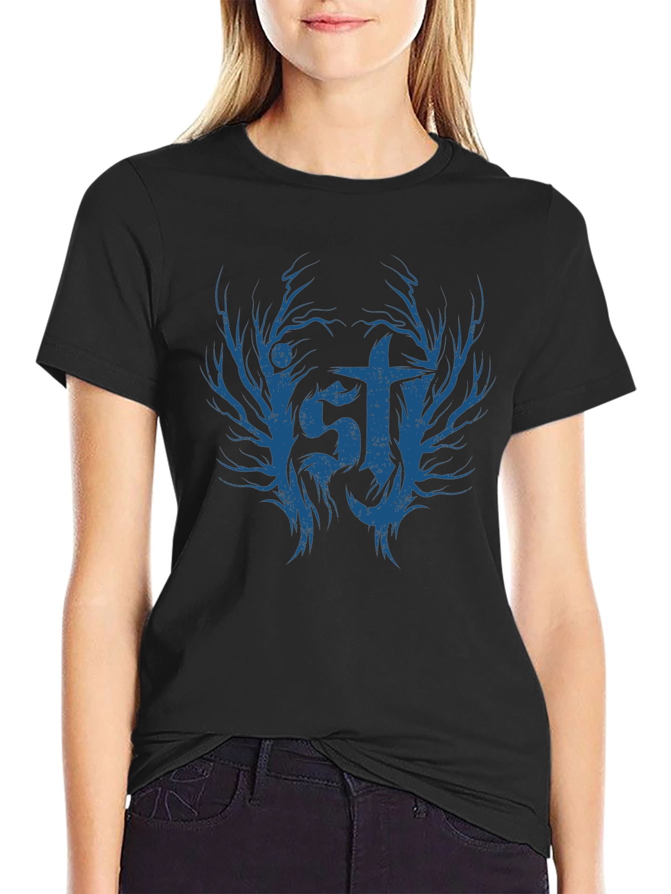 Gothic Tree IST Graphic Tee - Mens Black T-Shirt