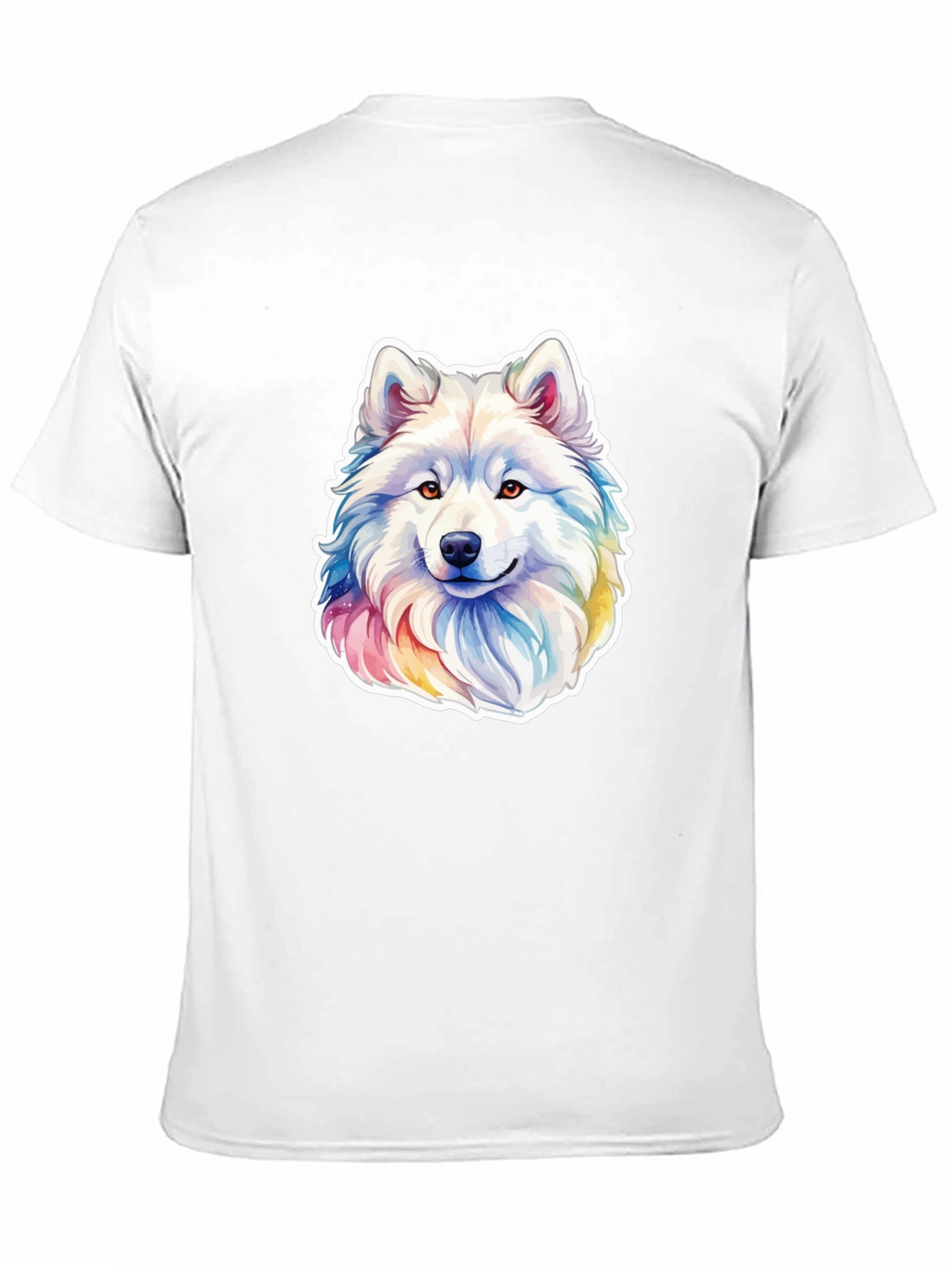 Rainbow Husky Graphic Tee - Mens Black T-Shirt