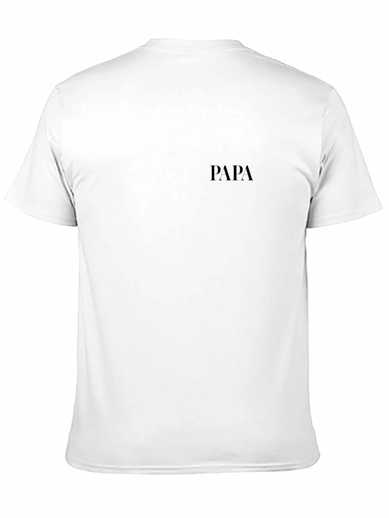 Papa Classic Black T-Shirt - Stylish & Comfortable