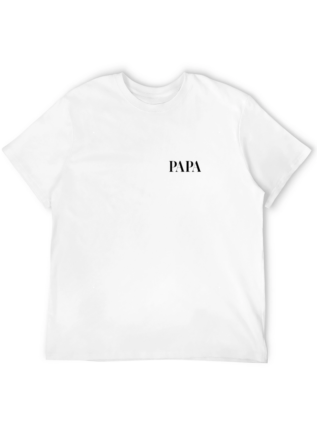 Papa Classic Black T-Shirt - Stylish & Comfortable