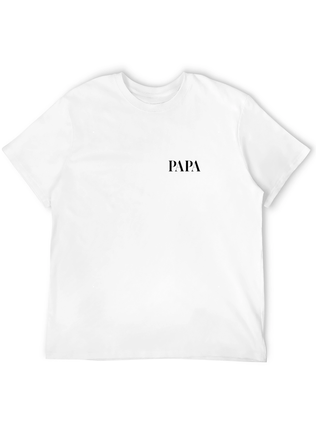 Papa Classic Black T-Shirt - Stylish & Comfortable