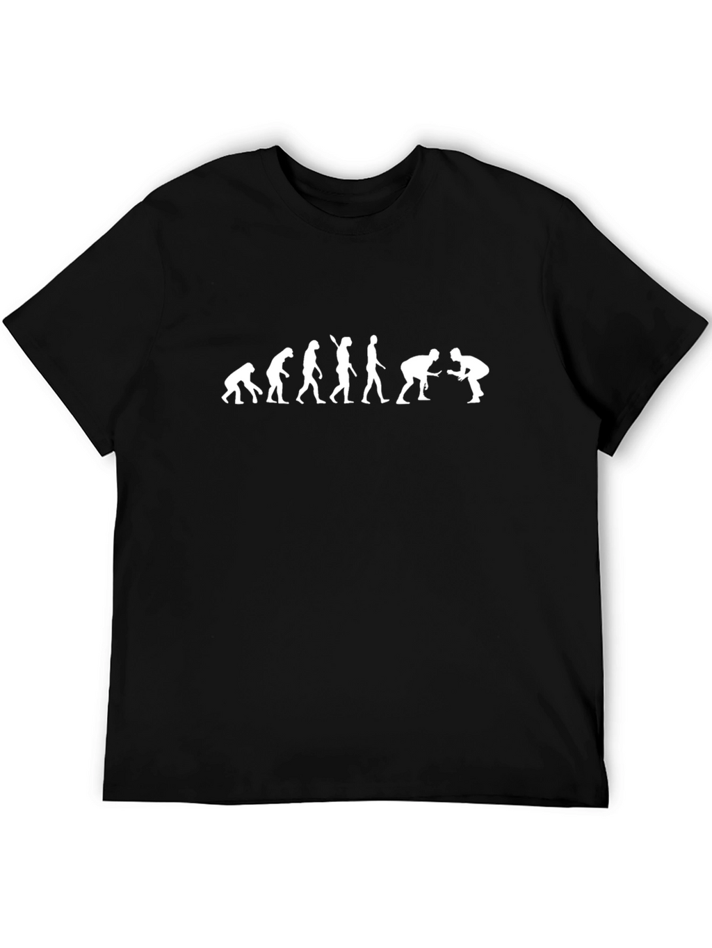 Evolution of Cornhole Black T-Shirt