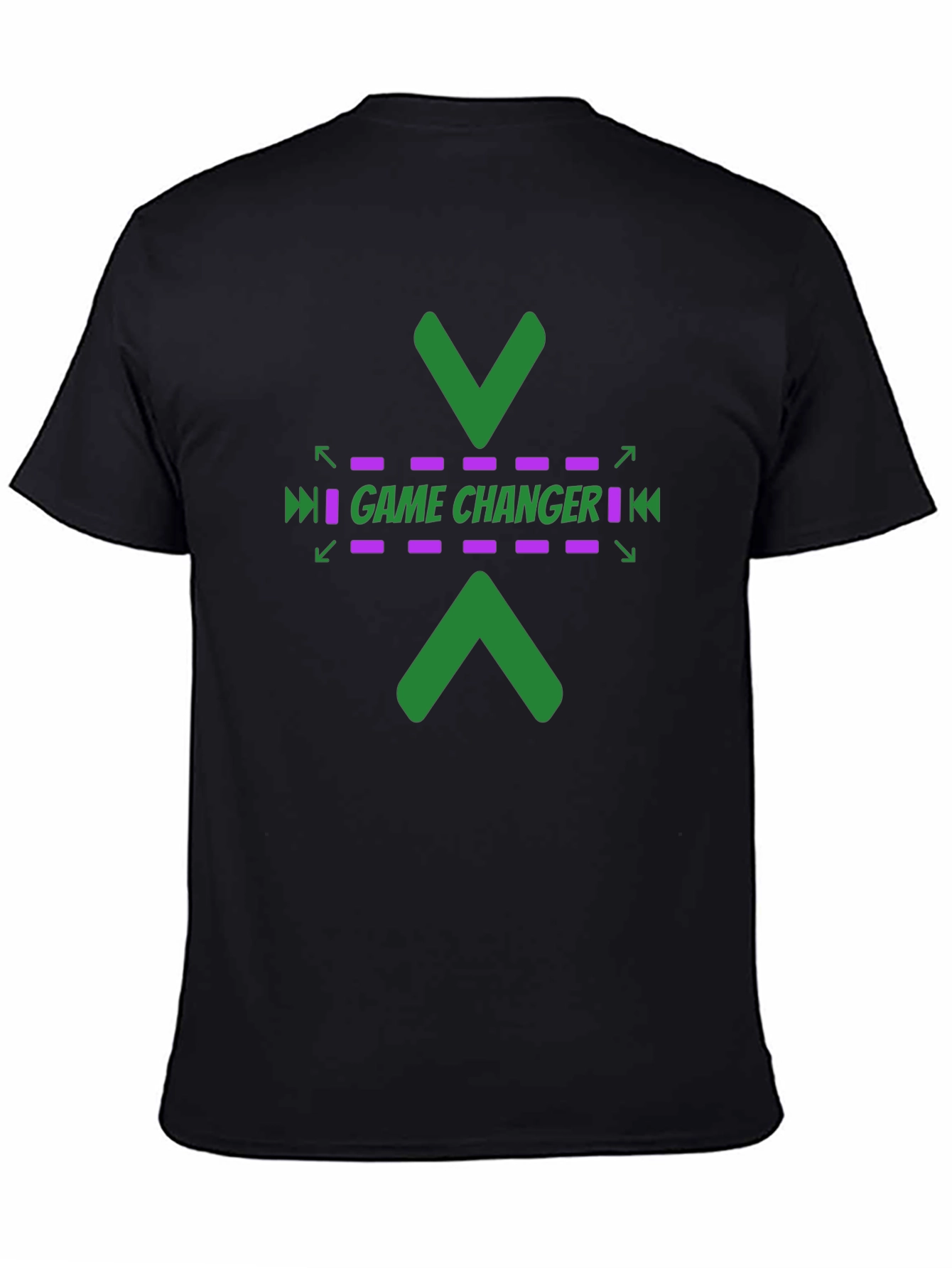 Game Changer Graphic Tee - Stylish Black T-Shirt