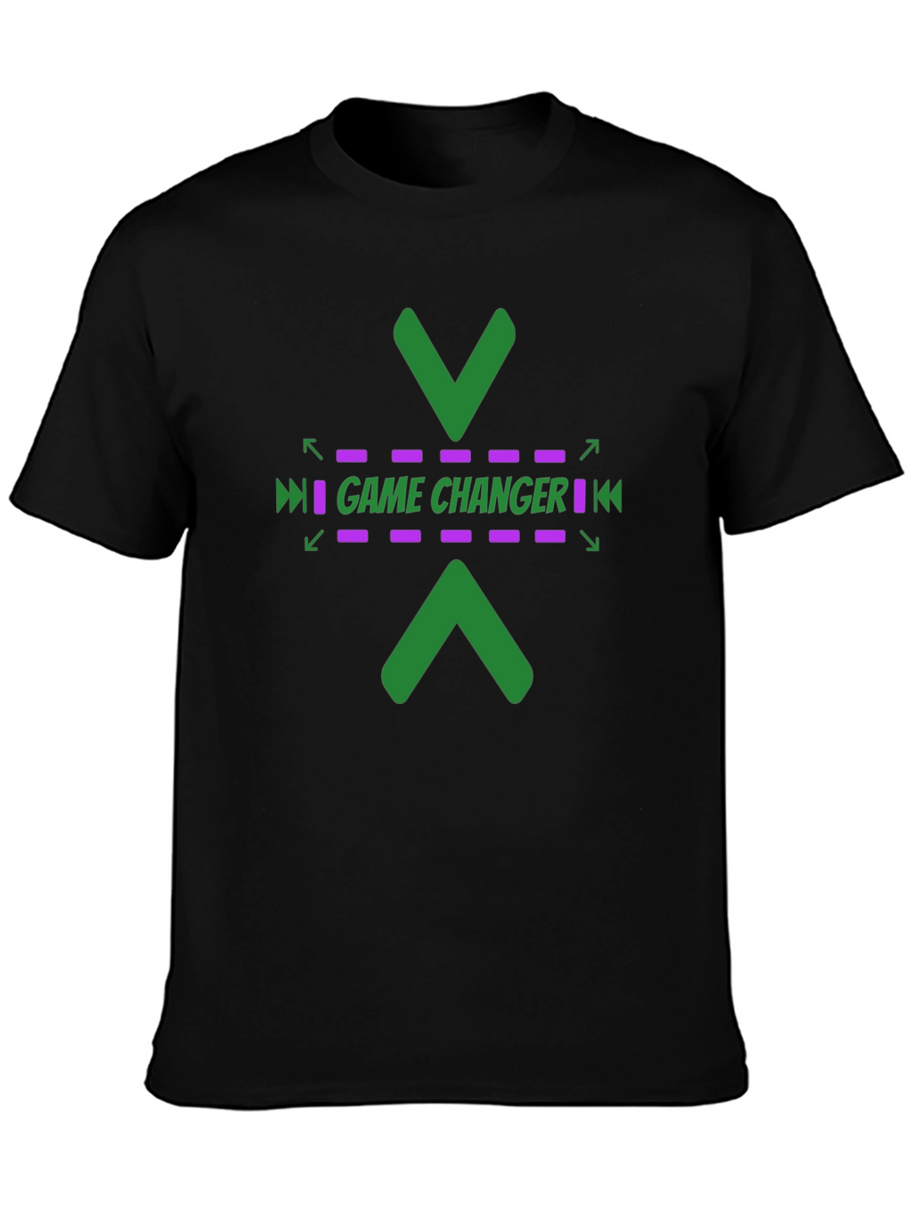 Game Changer Graphic Tee - Stylish Black T-Shirt