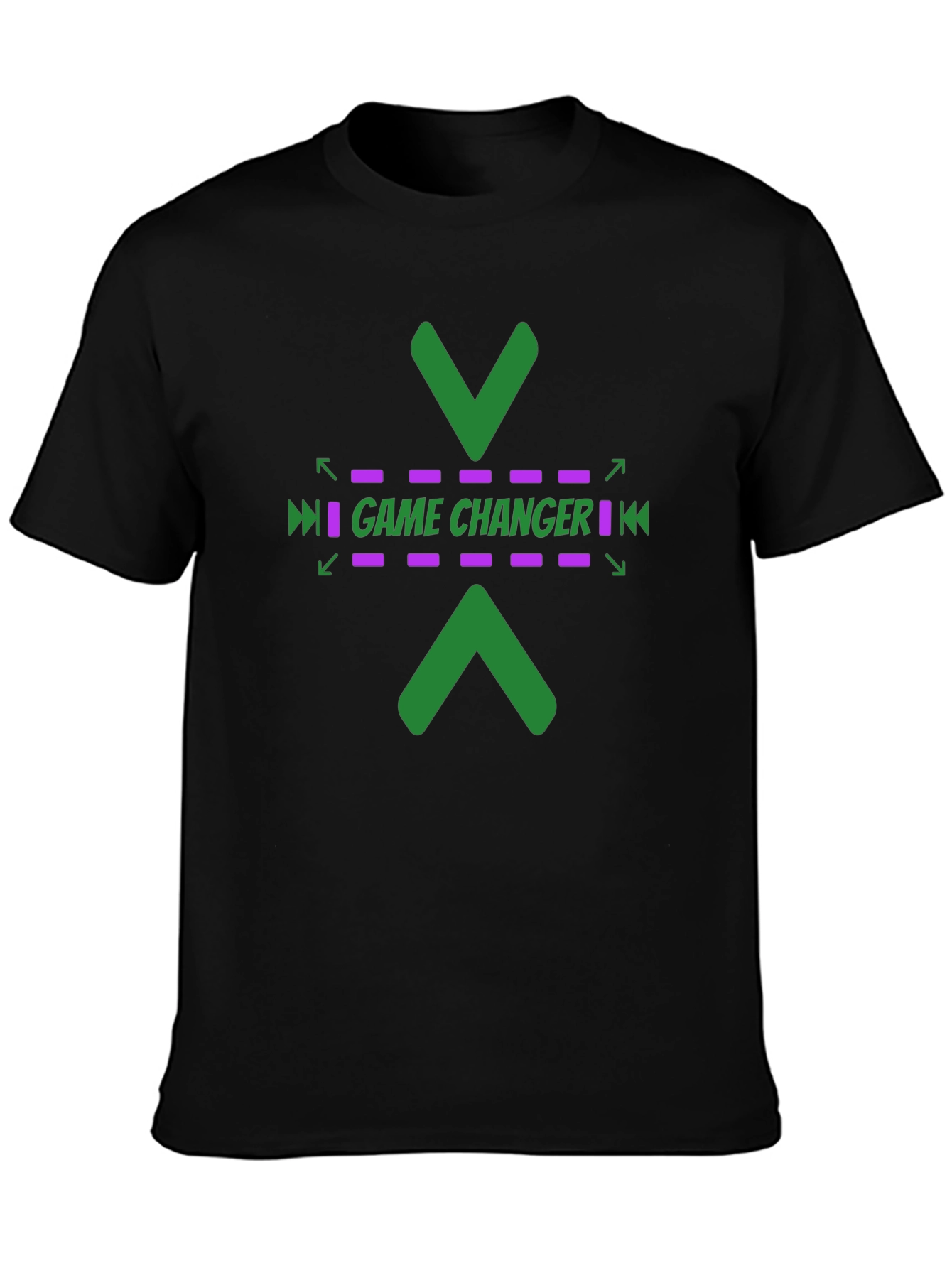 Game Changer Graphic Tee - Stylish Black T-Shirt