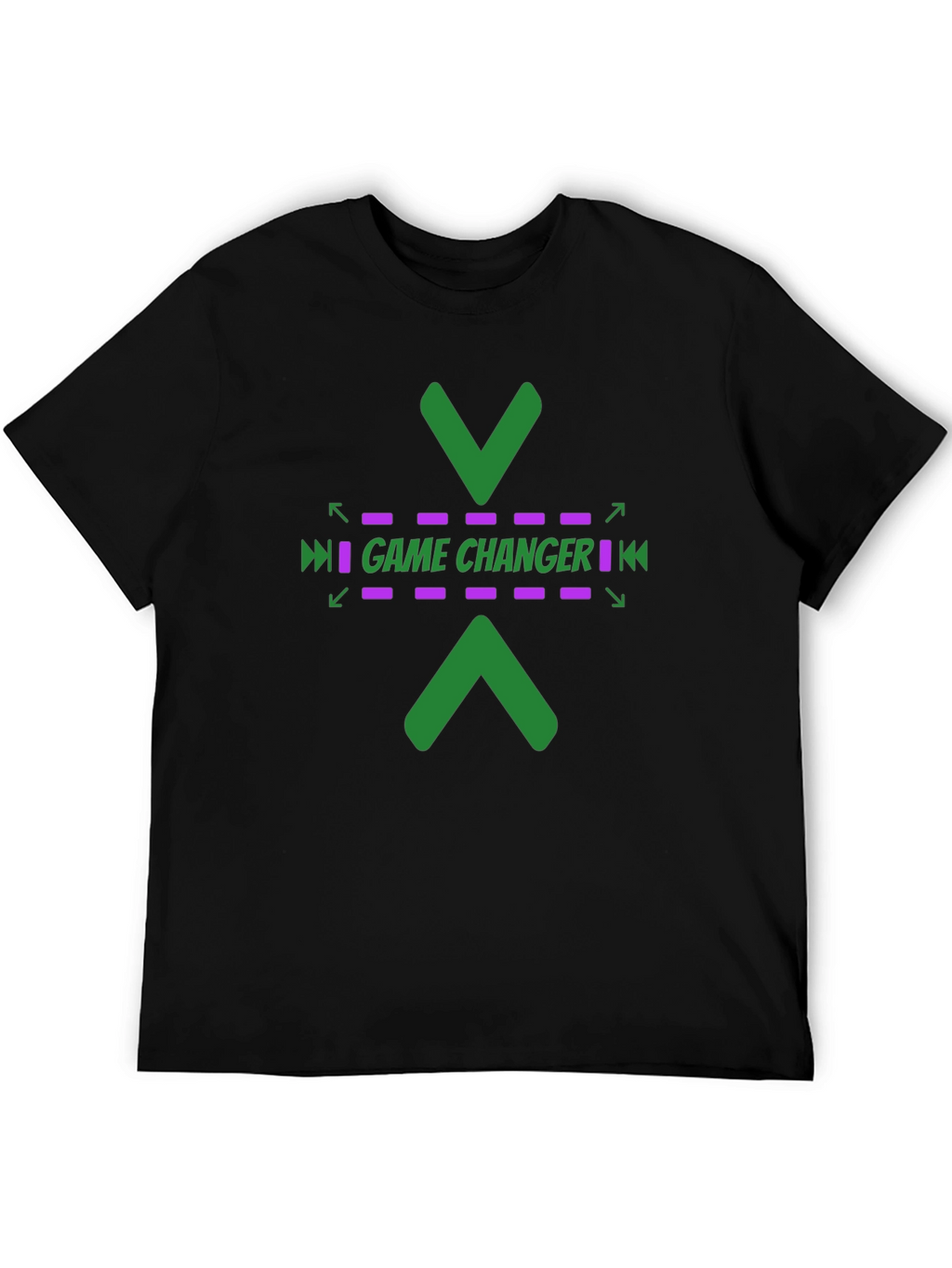 Game Changer Graphic Tee - Stylish Black T-Shirt