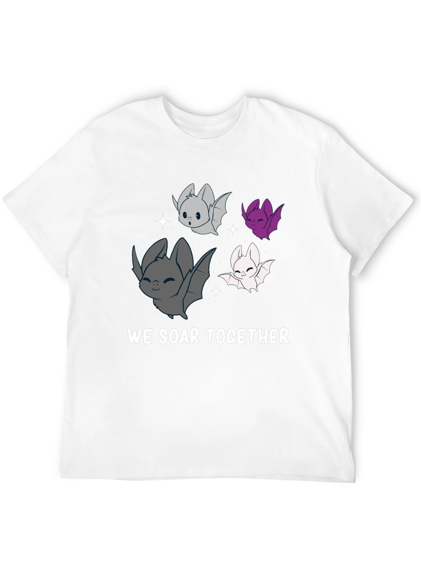Cute Bat T-Shirt - We Soar Together