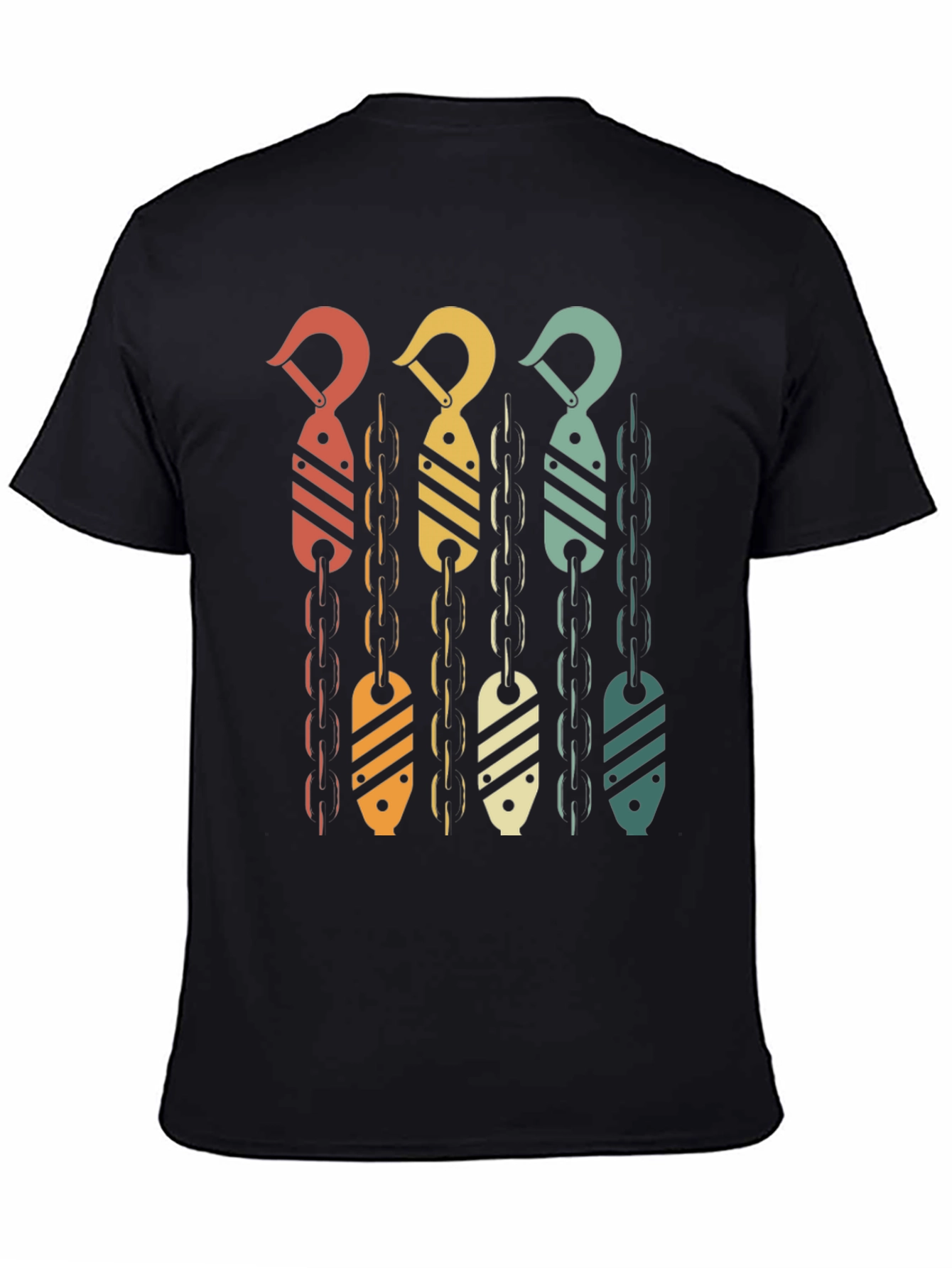 Retro Crane Hook T-Shirt - Vintage Style