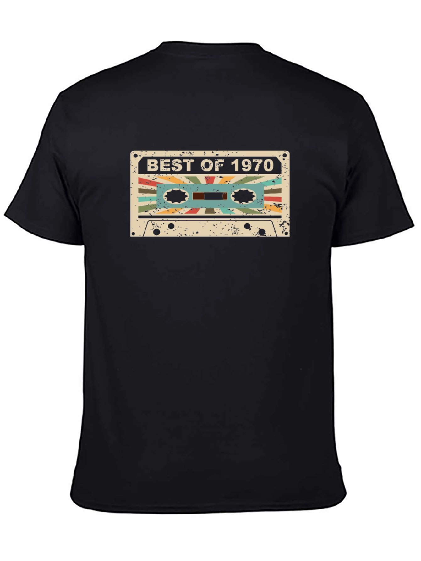 Best of 1970 Retro Cassette Graphic T-Shirt