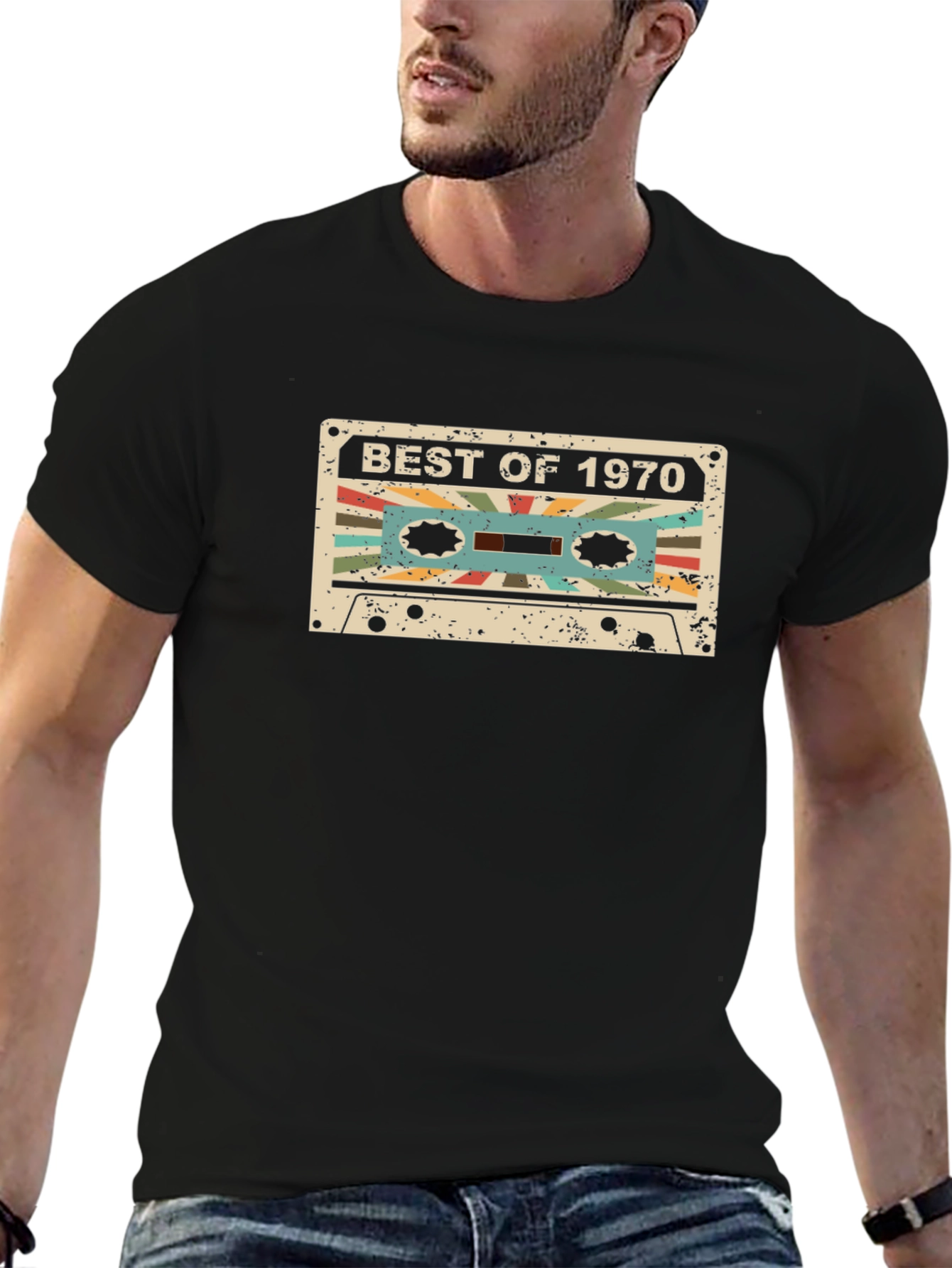 Best of 1970 Retro Cassette Graphic T-Shirt