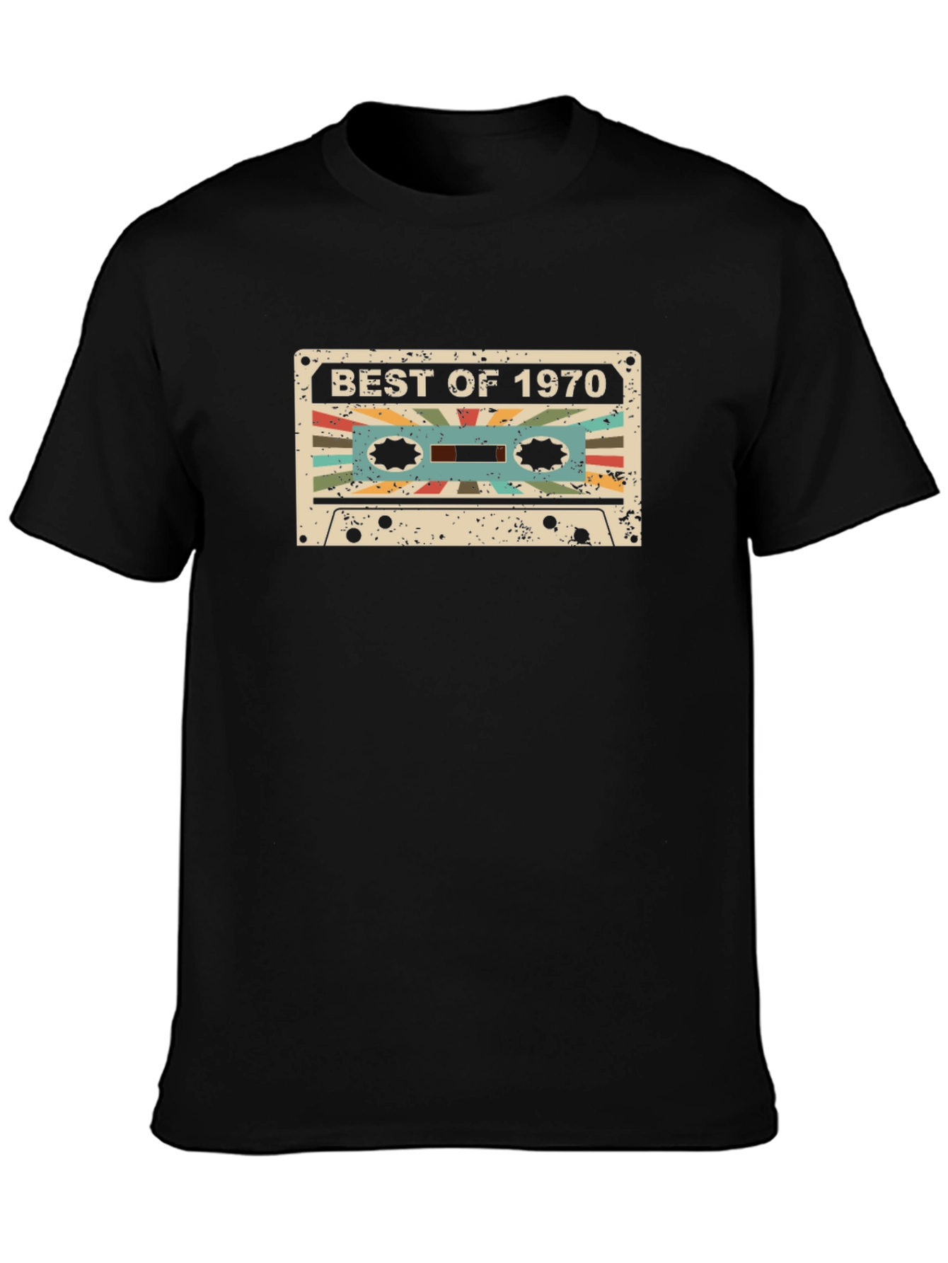 Best of 1970 Retro Cassette Graphic T-Shirt