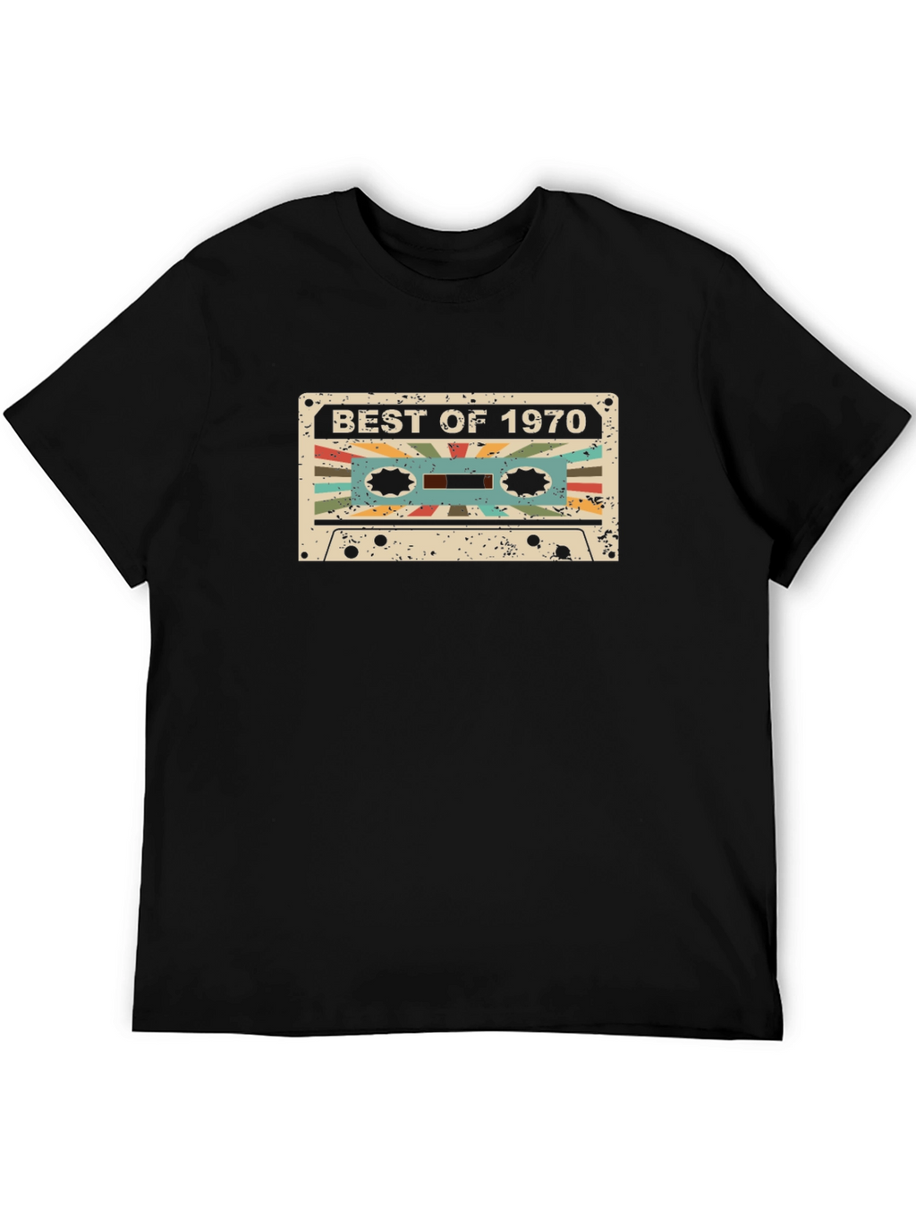 Best of 1970 Retro Cassette Graphic T-Shirt