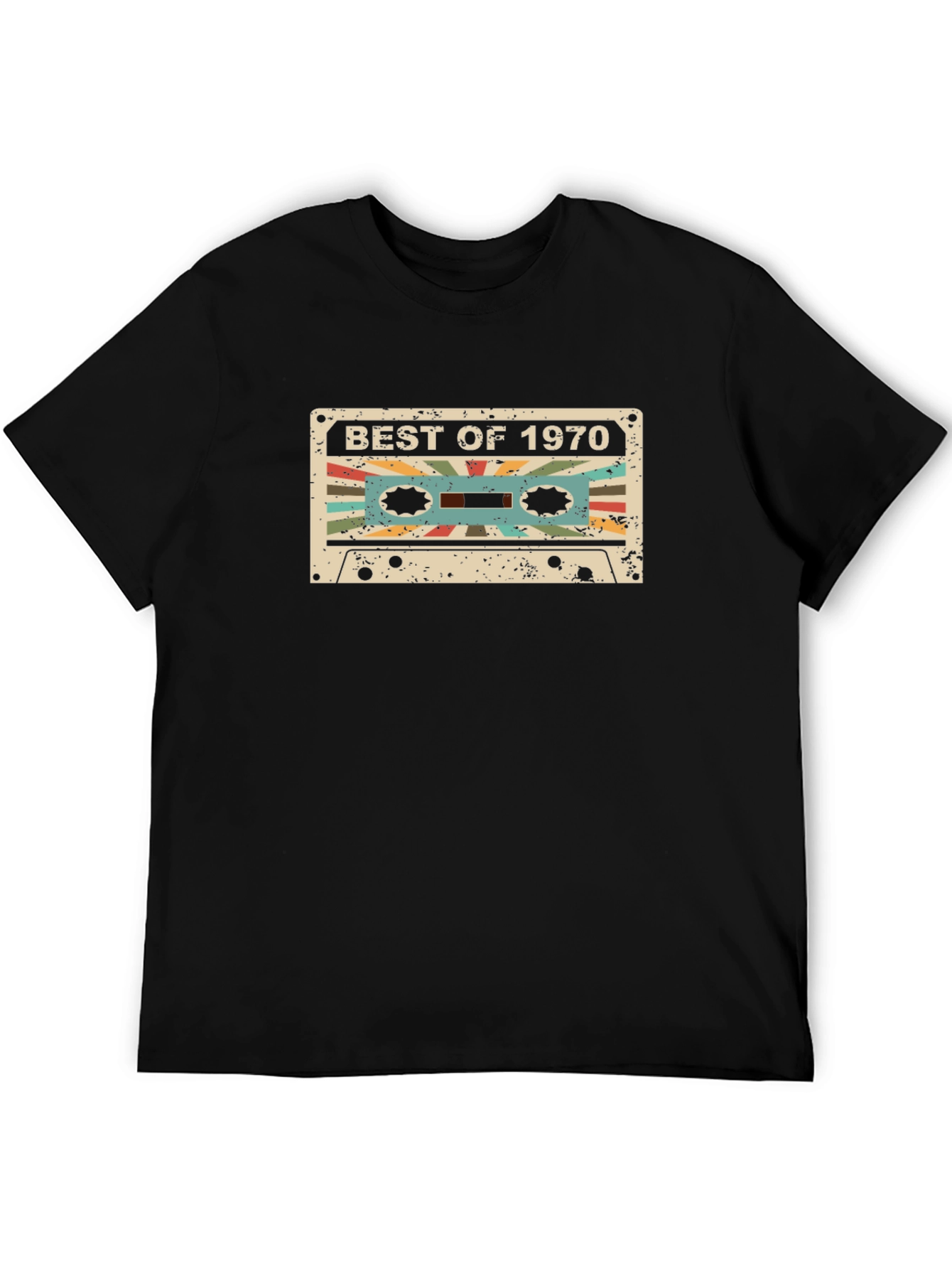 Best of 1970 Retro Cassette Graphic T-Shirt