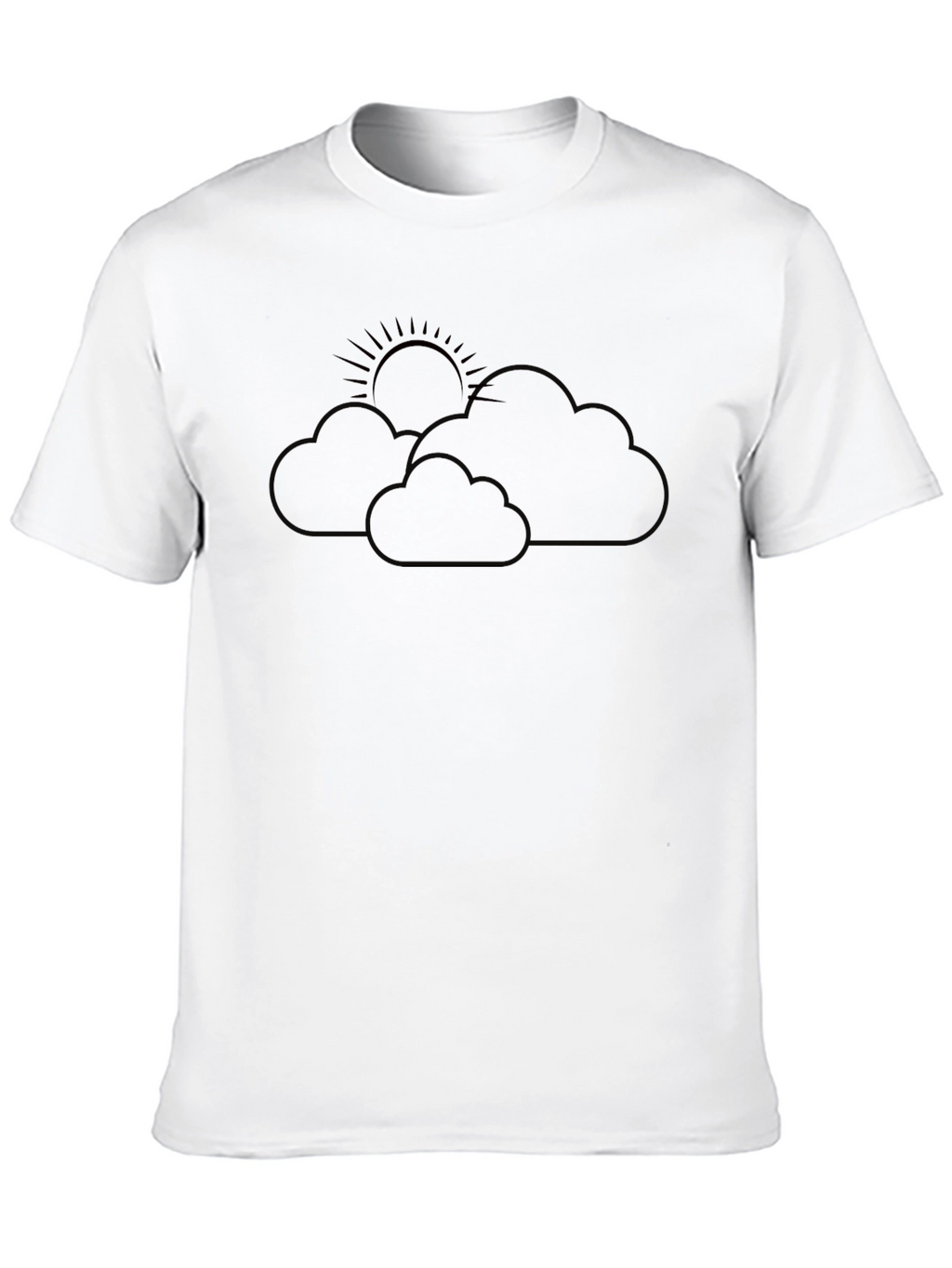 Cloudy Day T-Shirt - Weather Graphic Tee