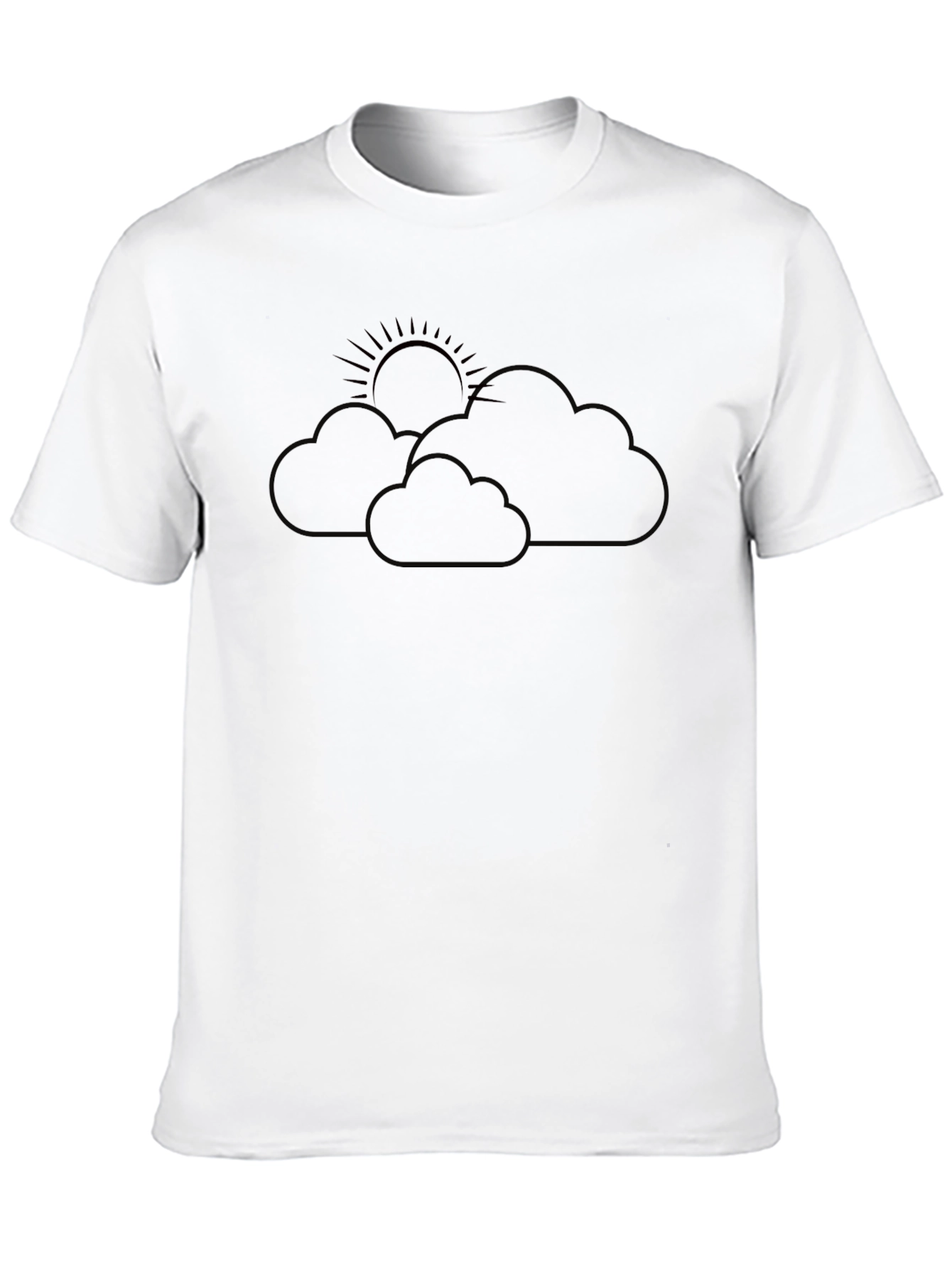 Cloudy Day T-Shirt - Weather Graphic Tee