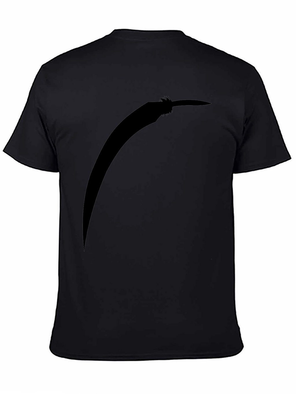 Black T-Shirt with Pepper Silhouette