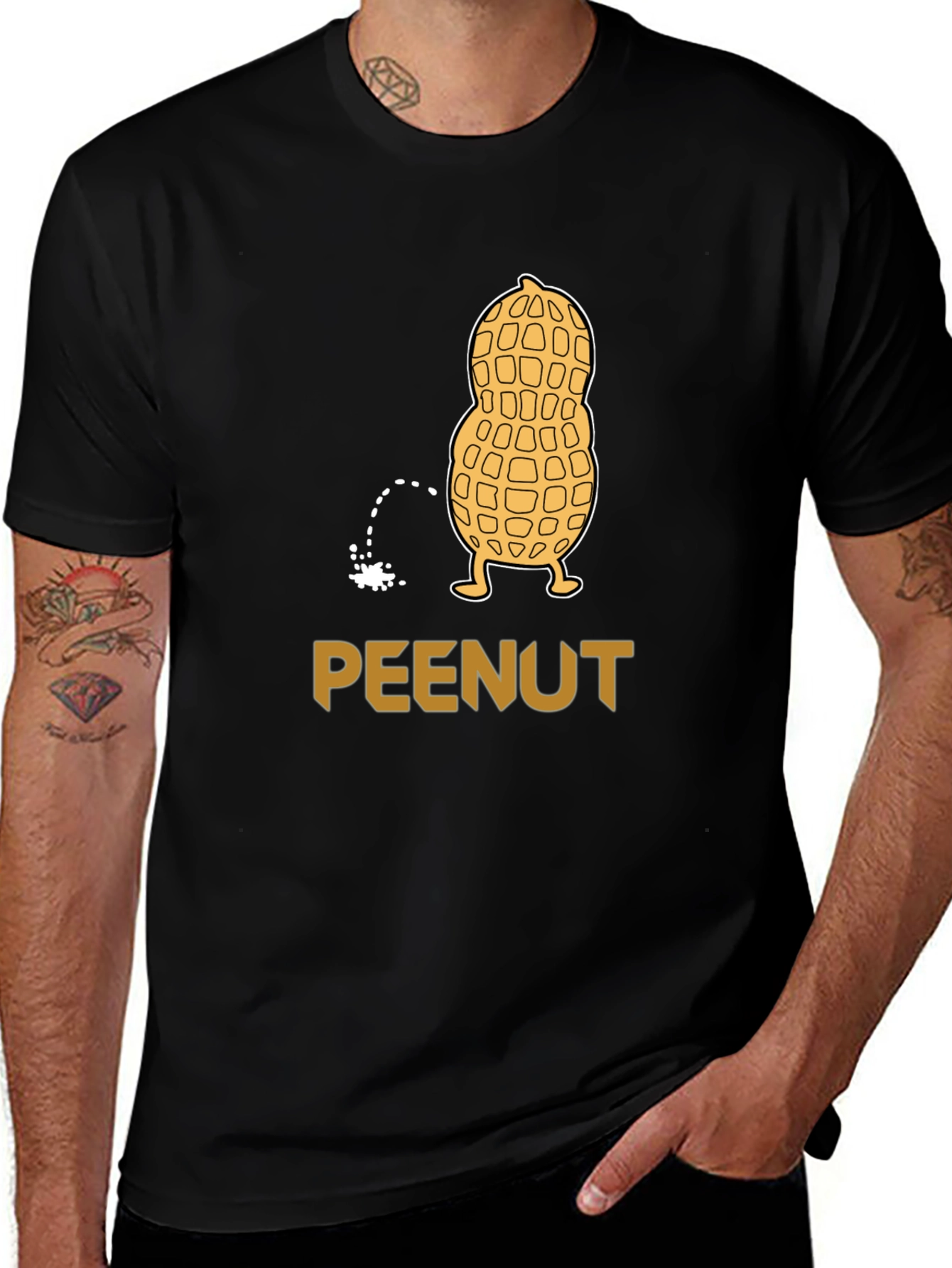 Peenut Humor T-Shirt - Funny Graphic Tee