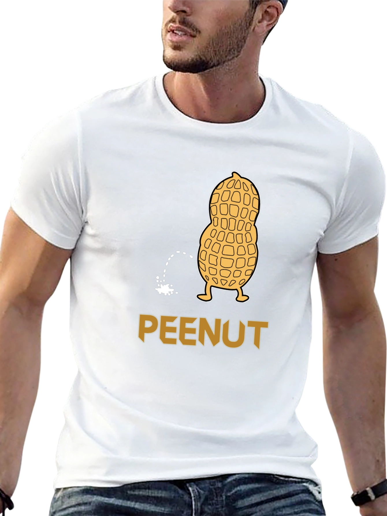 Peenut Humor T-Shirt - Funny Graphic Tee
