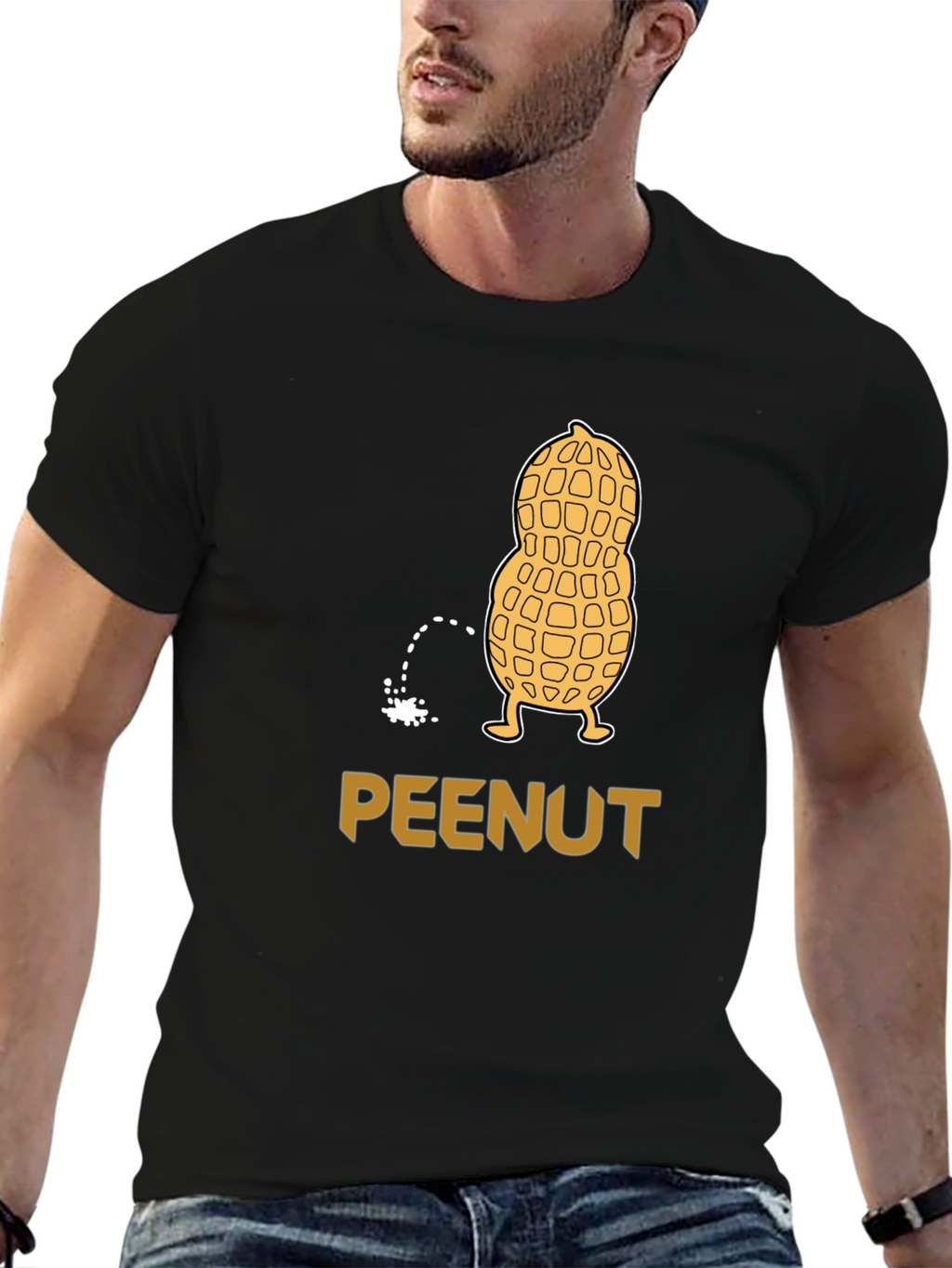 Peenut Humor T-Shirt - Funny Graphic Tee