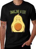 Imagine a Life Avocado Graphic Tee - Unisex