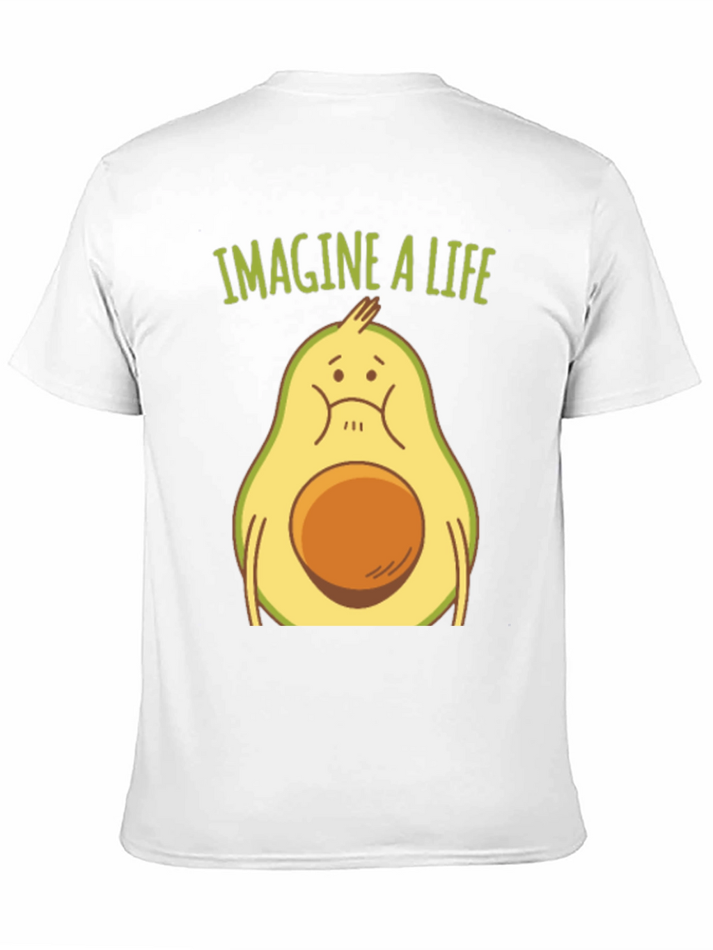 Imagine a Life Avocado Graphic Tee - Unisex