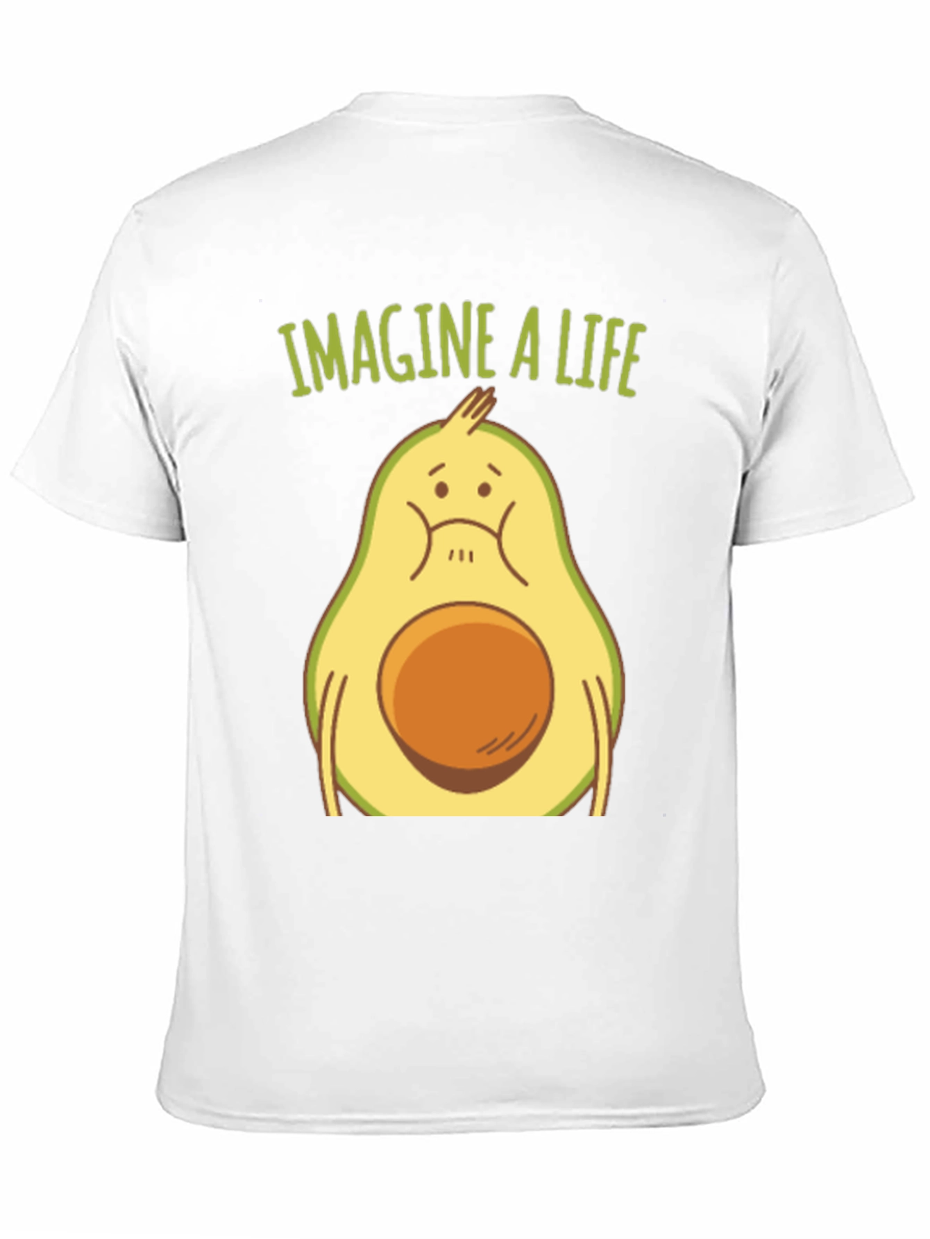 Imagine a Life Avocado Graphic Tee - Unisex