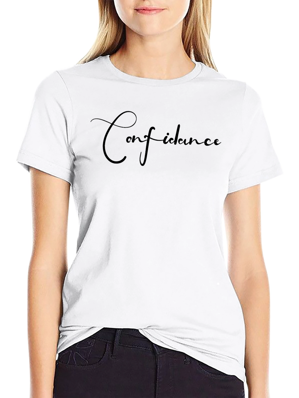 Confidence Black T-Shirt