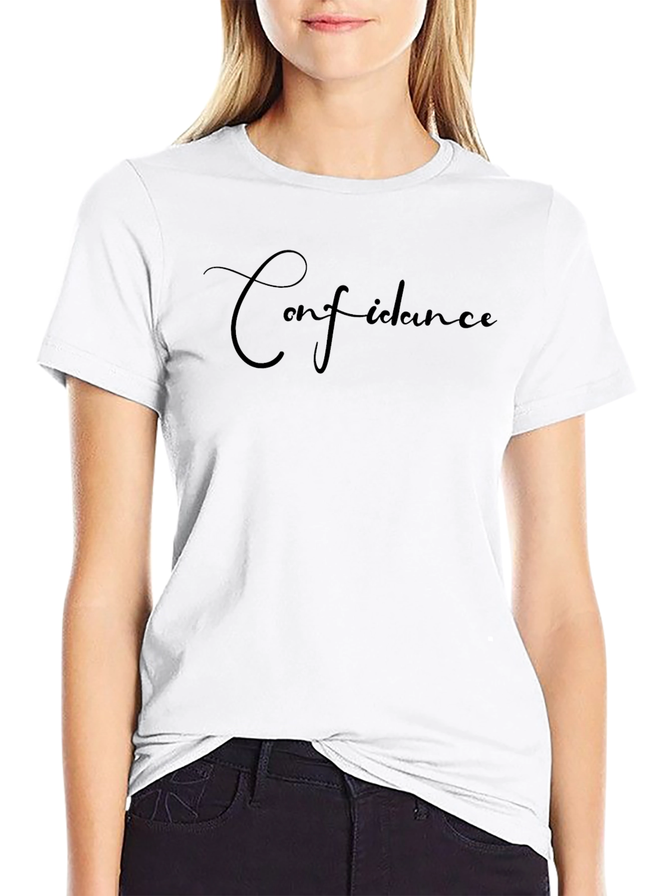 Confidence Black T-Shirt