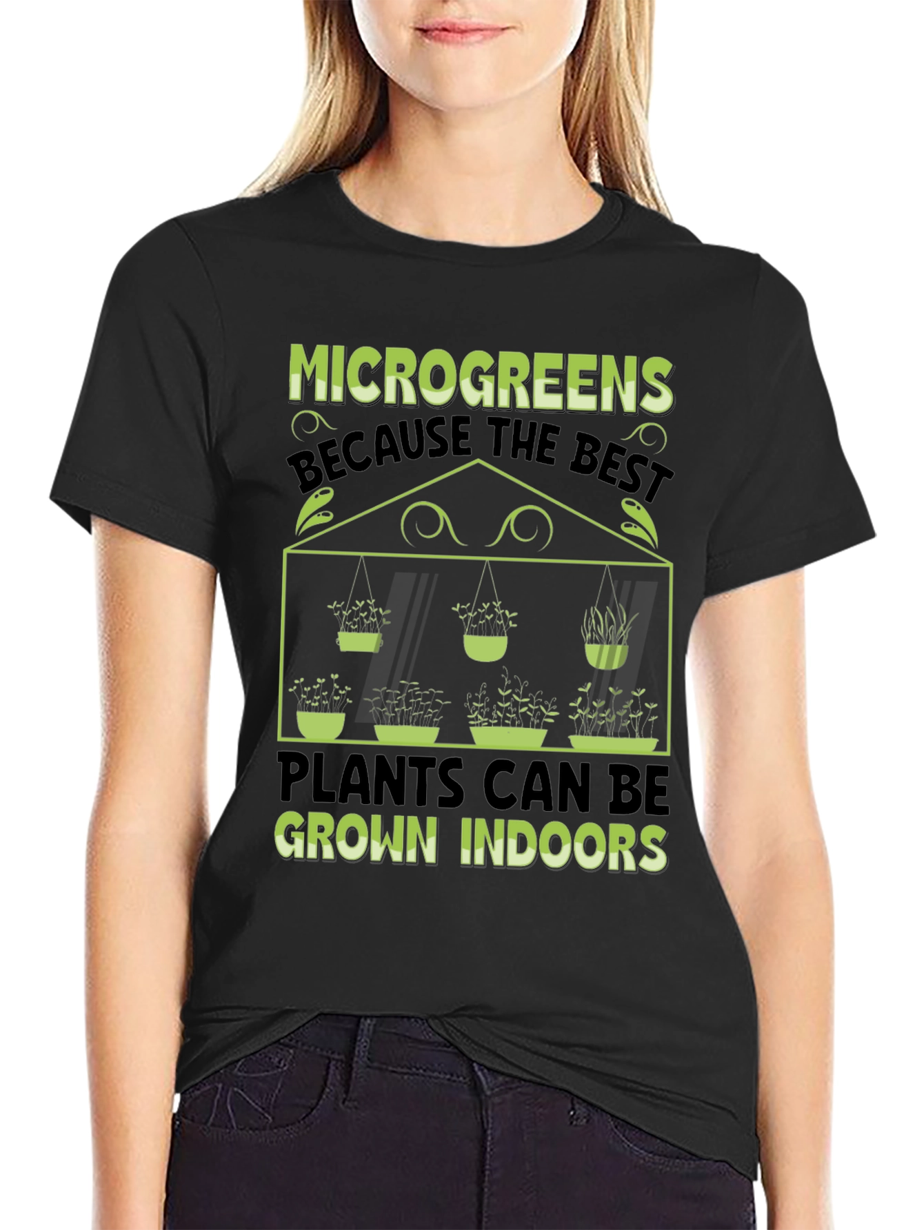 Microgreens Indoor Gardening T-Shirt
