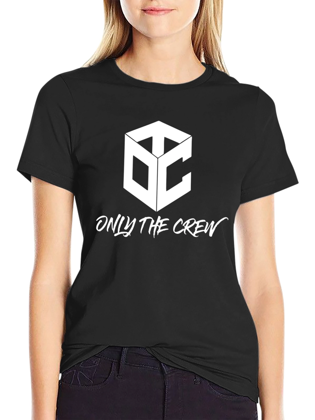 Only The Crew Black Graphic Tee