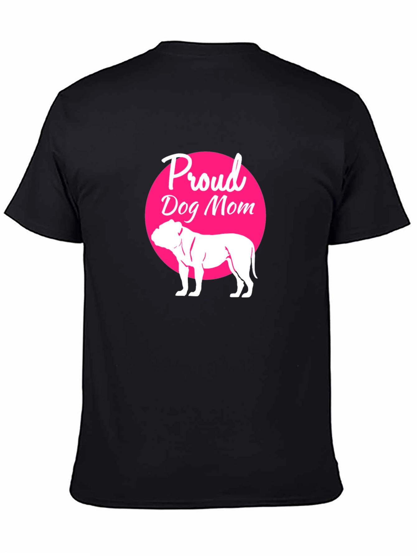 Proud Dog Mom T-Shirt - Black