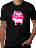 Proud Dog Mom T-Shirt - Black
